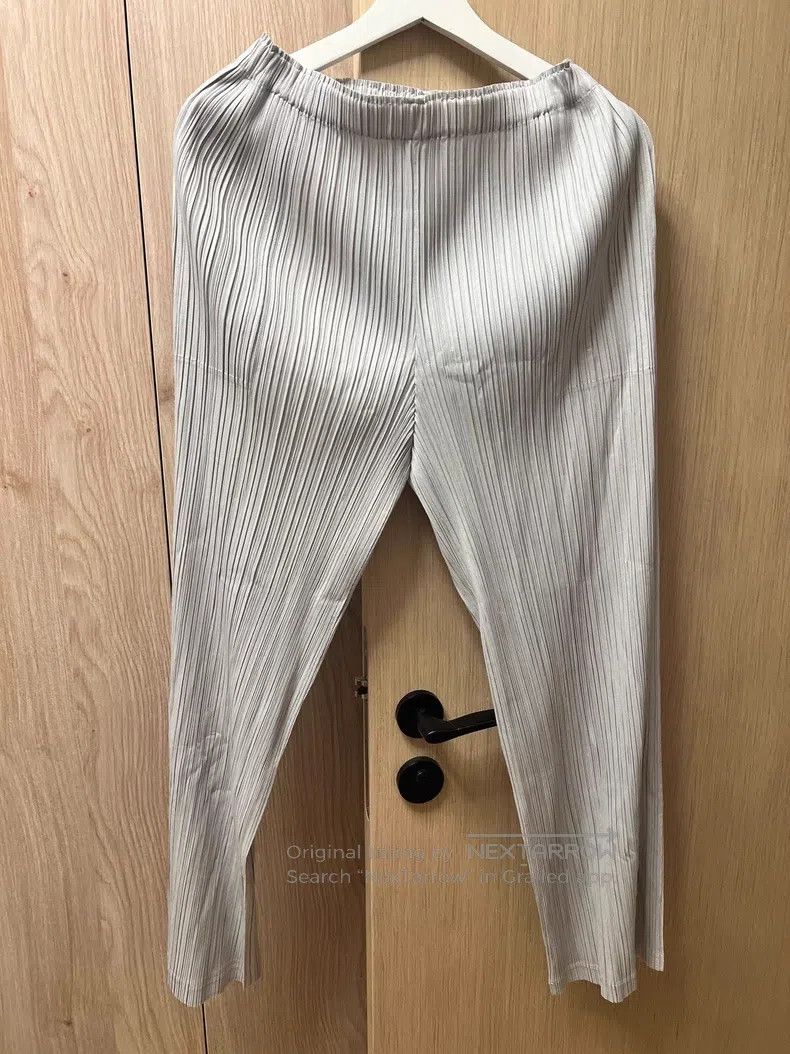 Issey Miyake Issey Miyake Light Gray Pants Size 26" / US 2 / IT 38 - 4 Thumbnail