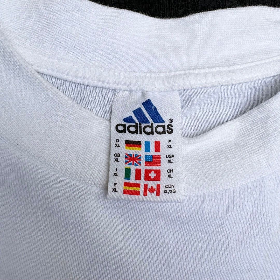 Adidas Adidas World Cup France 1990s Vintage Players Signed T-Shirt Size US XL / EU 56 / 4 - 4 Thumbnail