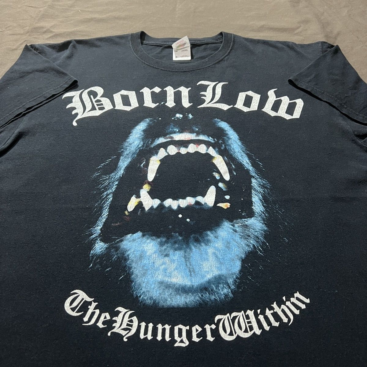 Band Tees Vintage Y2K Born Low The Hunger Within Promo Tee XL Hardcore Size US XL / EU 56 / 4 - 2 Thumbnail