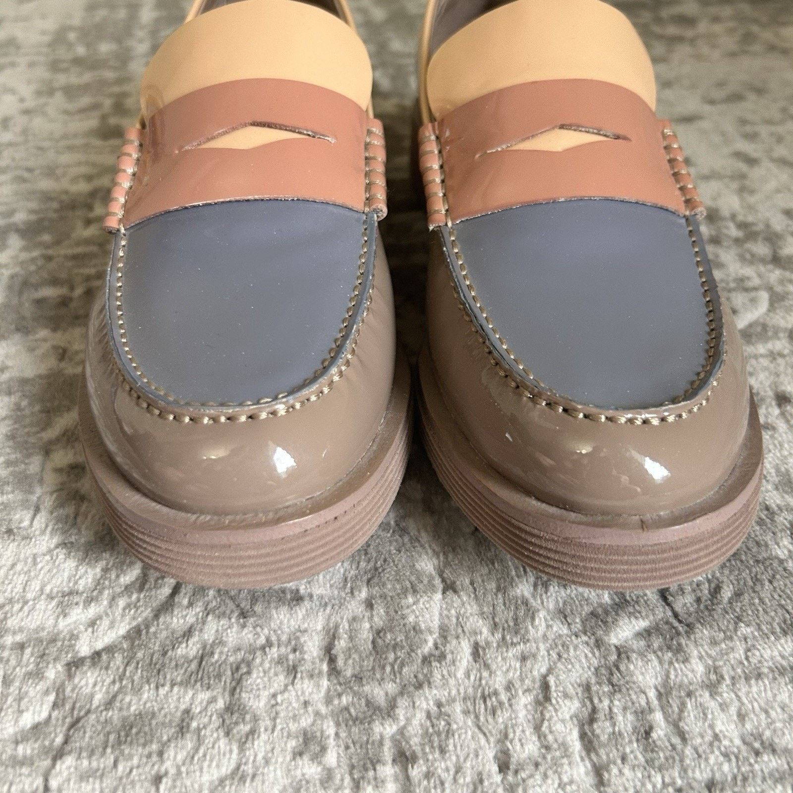 Jeffrey Campbell Jeffrey Campbell Lenna Taupe Leather Loafers Women’s Size 6 Size US 6 / IT 36 - 3 Thumbnail