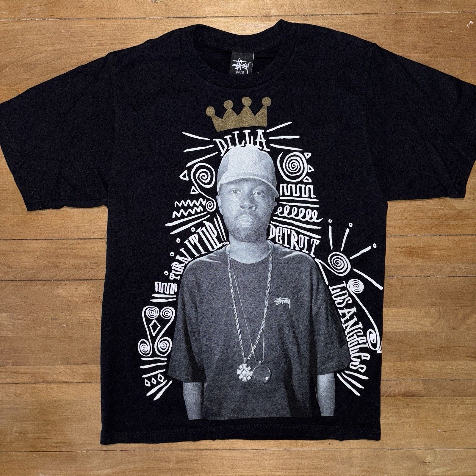 Stussy Vintage 2006 J Dilla black stussy tshirt | Grailed