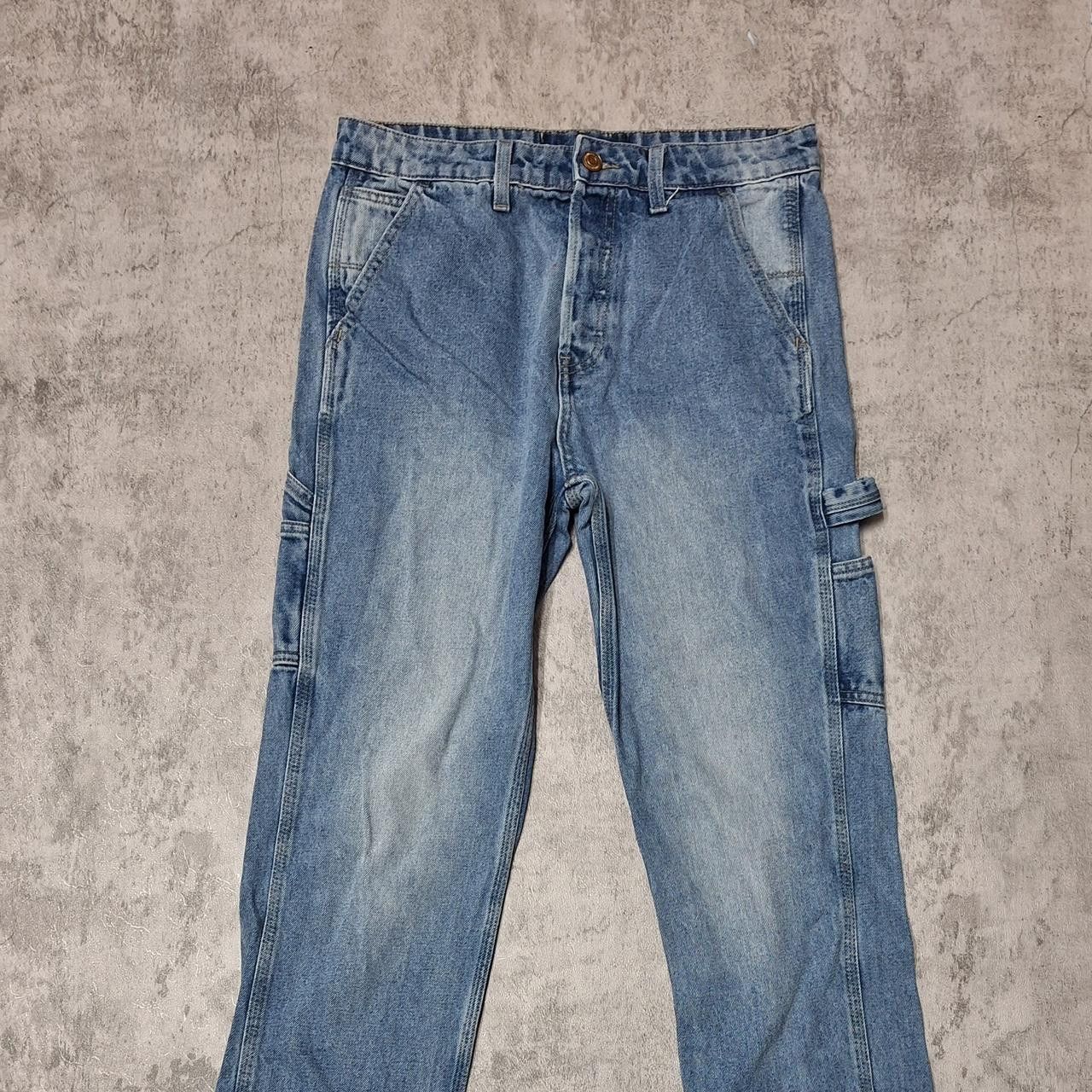Other Faded blue denim carpenter jeans with paint splatter details Size US 32 / EU 48 - 1 Thumbnail