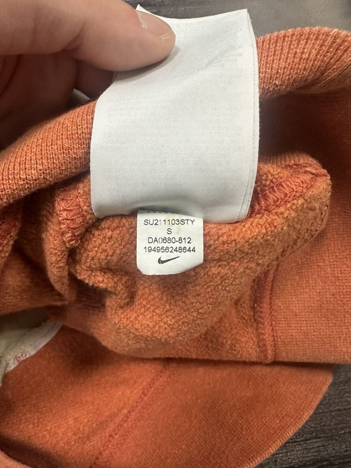 Nike Nike Custom Hoodie Vintage 90s Y2K Reworked Size US S / EU 44-46 / 1 - 9 Thumbnail