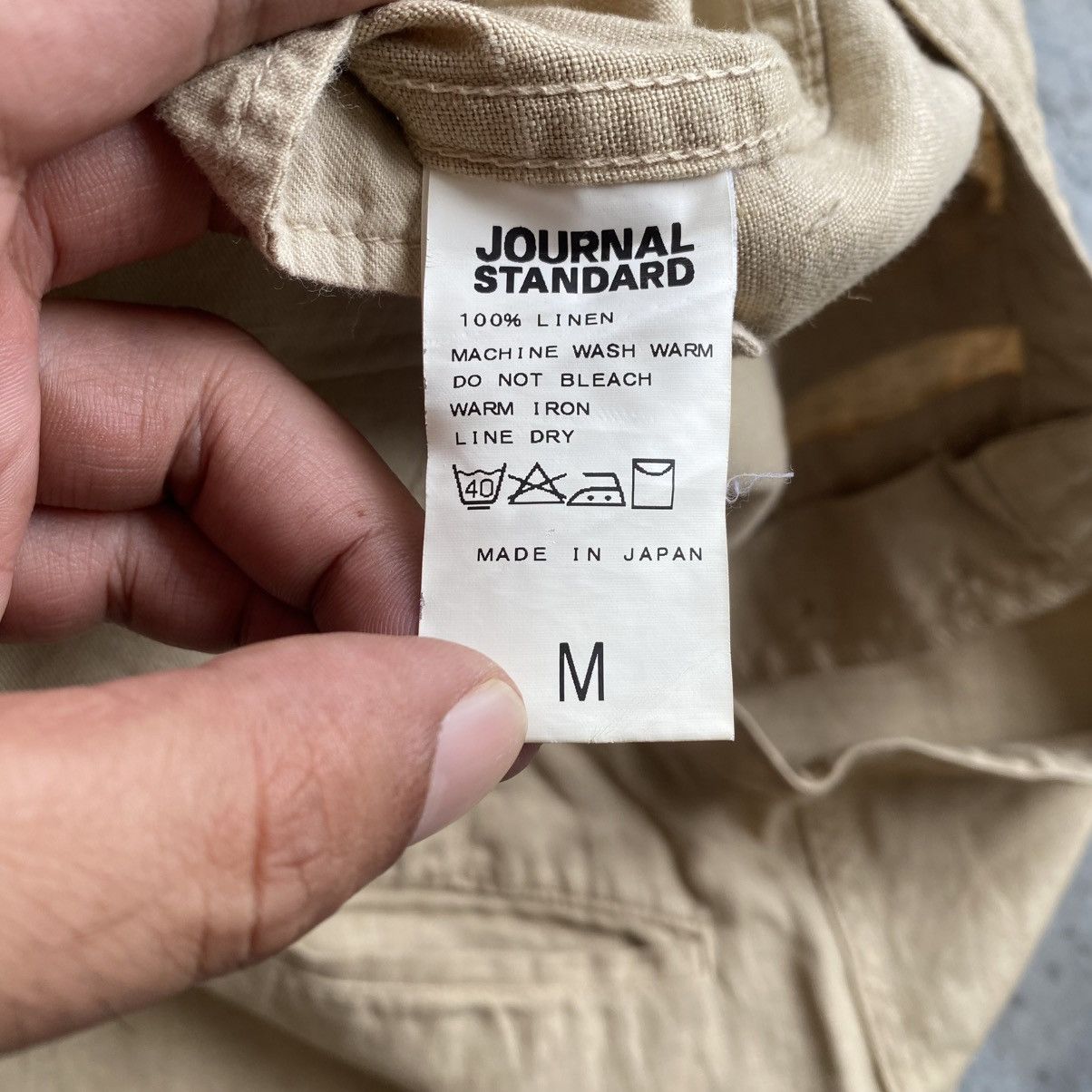 If Six Was Nine × Journal Standard × Le Grande Bleu (L.G.B.) Vintage Y2K Journal Standard Linen Baker Pants w30 Size US 30 / EU 46 - 8 Thumbnail