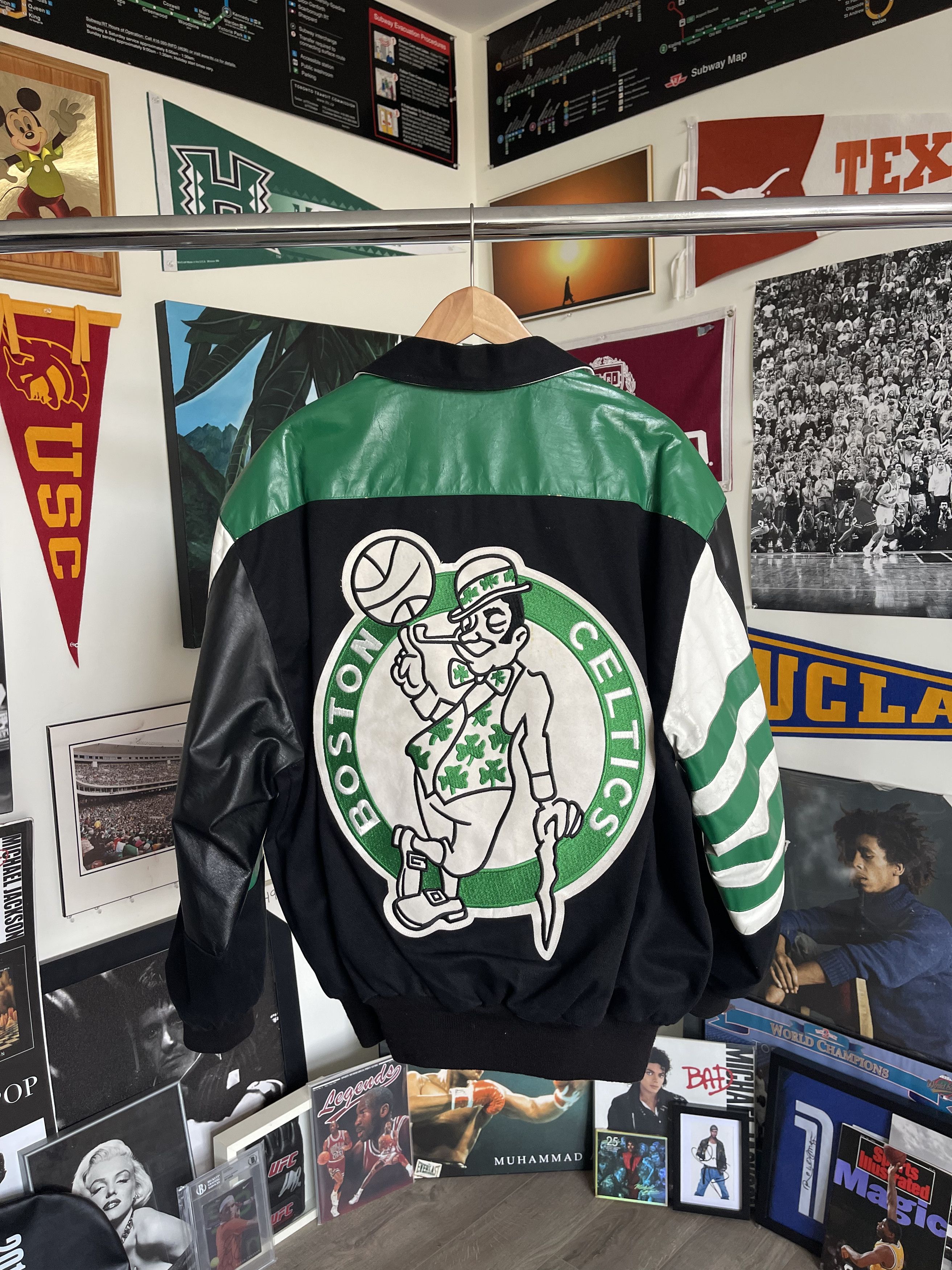 激レア 90s Boston Celtics ウォームアップ ジャケット nba