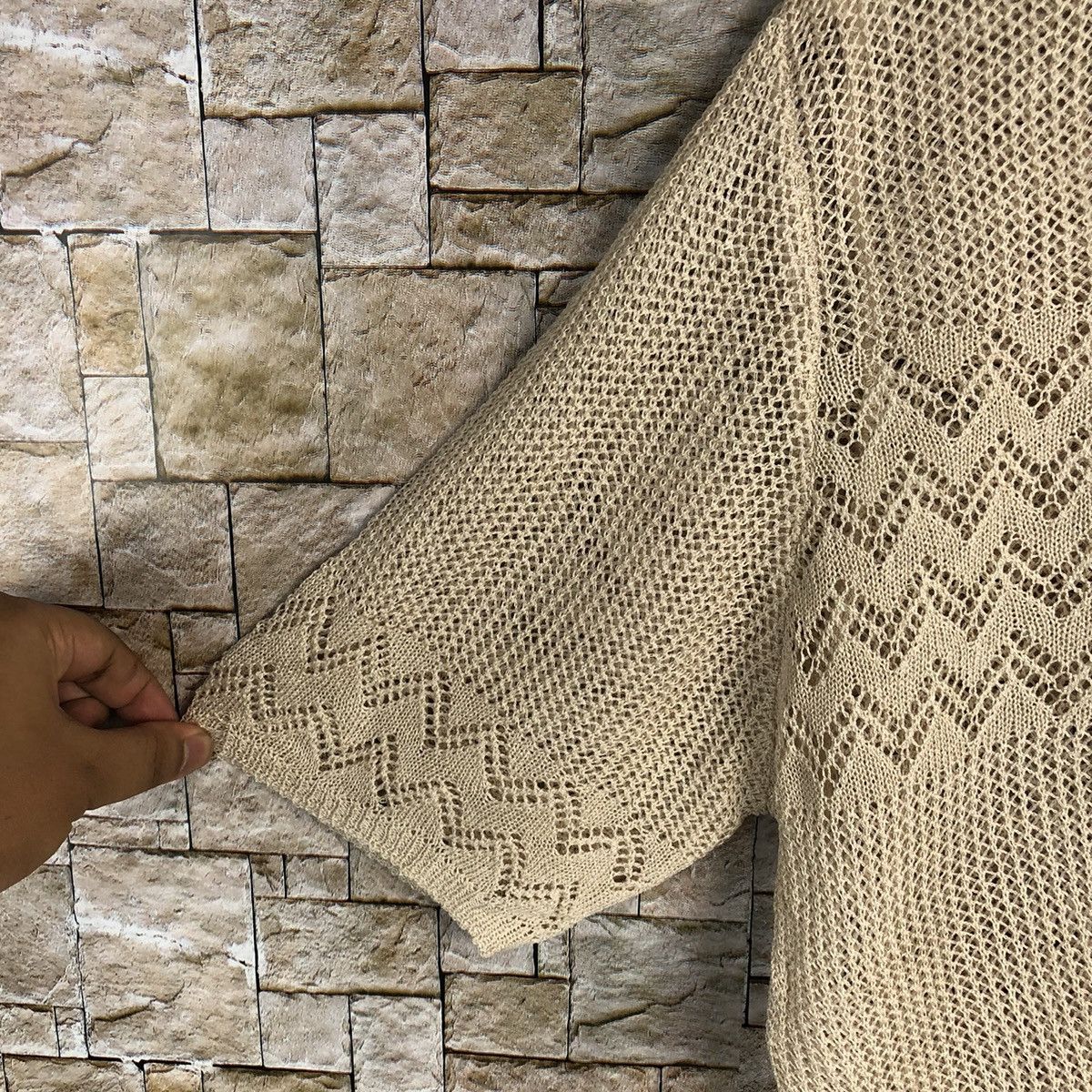 Homespun Knitwear × Japanese Brand Graziosa Superio Brown Cardigan #A869 Size M / US 6-8 / IT 42-44 - 7 Thumbnail