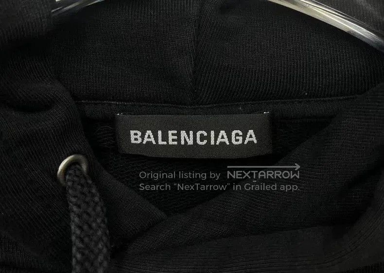 Balenciaga Balenciaga Black Coke Wave Logo Hoodie. Size US S / EU 44-46 / 1 - 3 Thumbnail