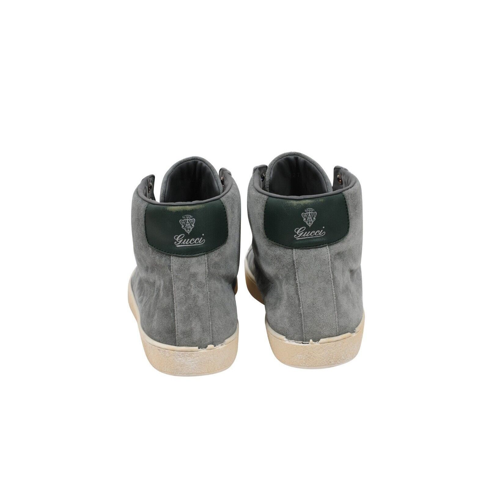 Gucci Mint Green Suede High Top Sneakers Size US 11.5 / EU 44-45 - 7 Thumbnail