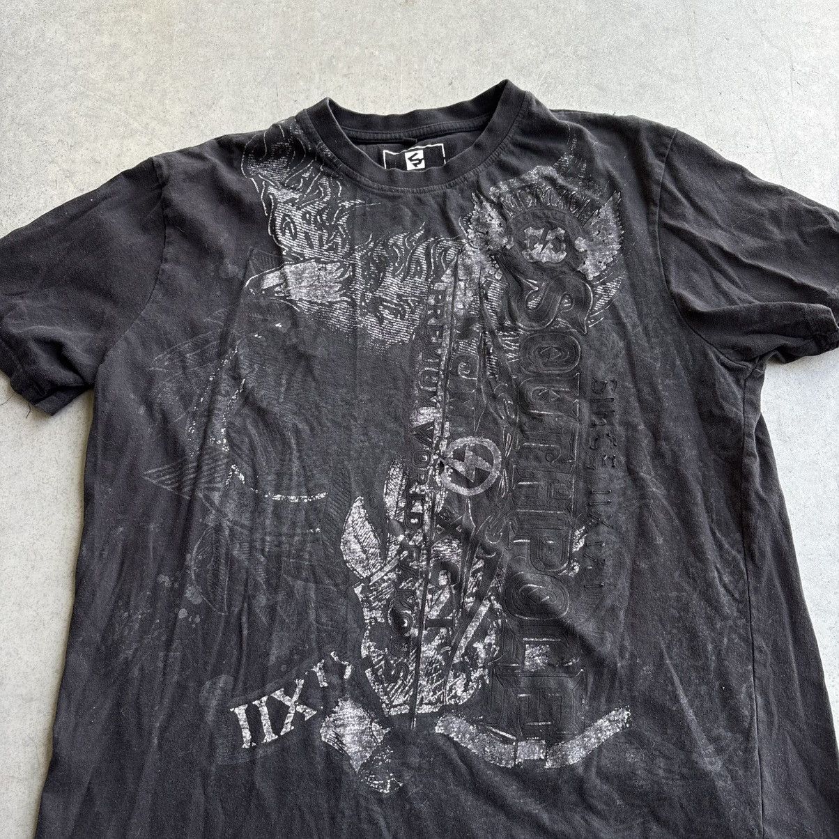 Southpole Vintage Y2K Southpole Gothic Affliction Style Baggy Skater Size US XL / EU 56 / 4 - 2 Thumbnail