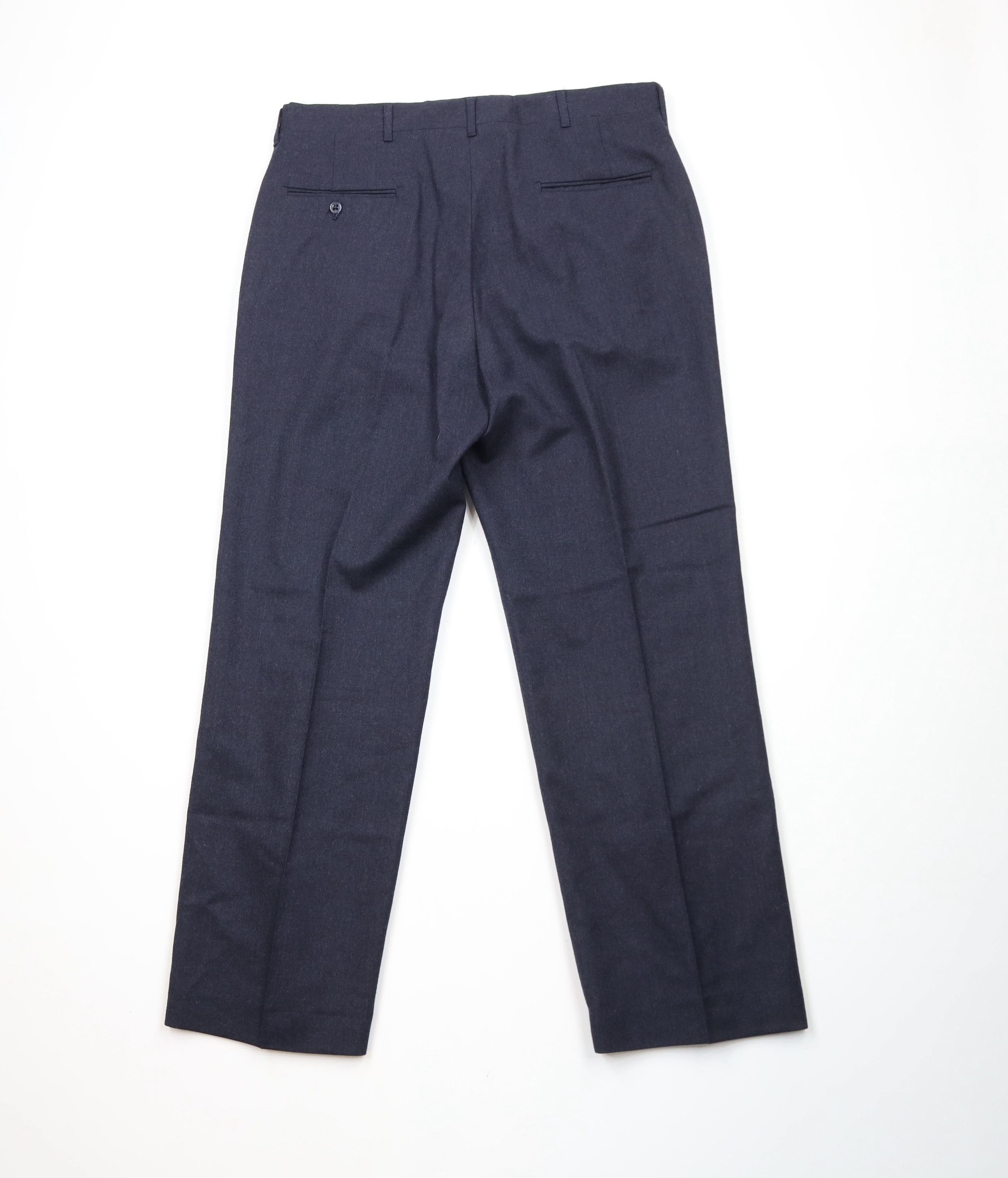 Vintage Vintage 70s Streetwear Flared Wide Leg Chino Pants Blue USA Size US 36 / EU 52 - 9 Thumbnail