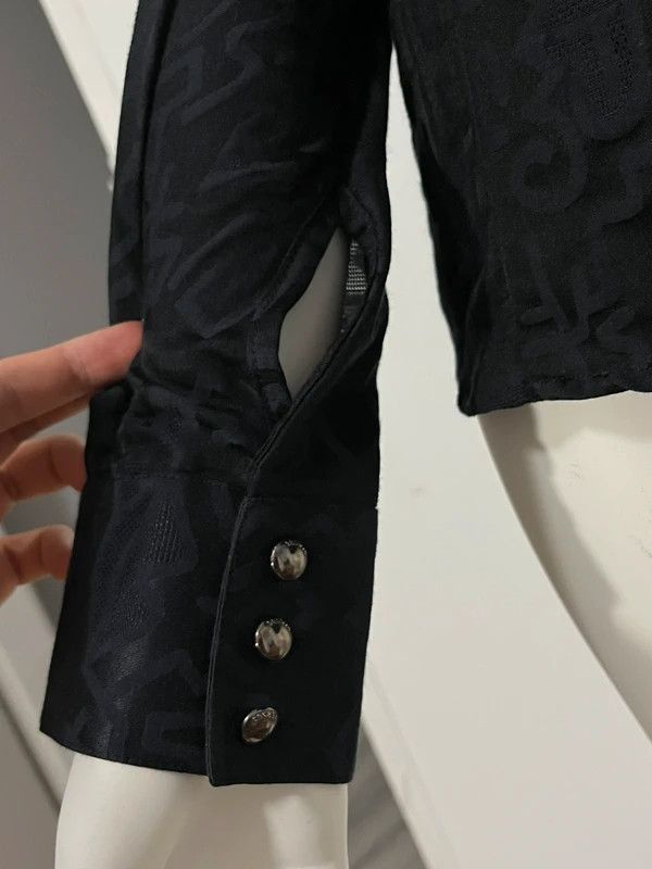 Versus Versace Versus Versace silk black shirt vintage Size XL / US 12-14 / IT 48-50 - 3 Thumbnail