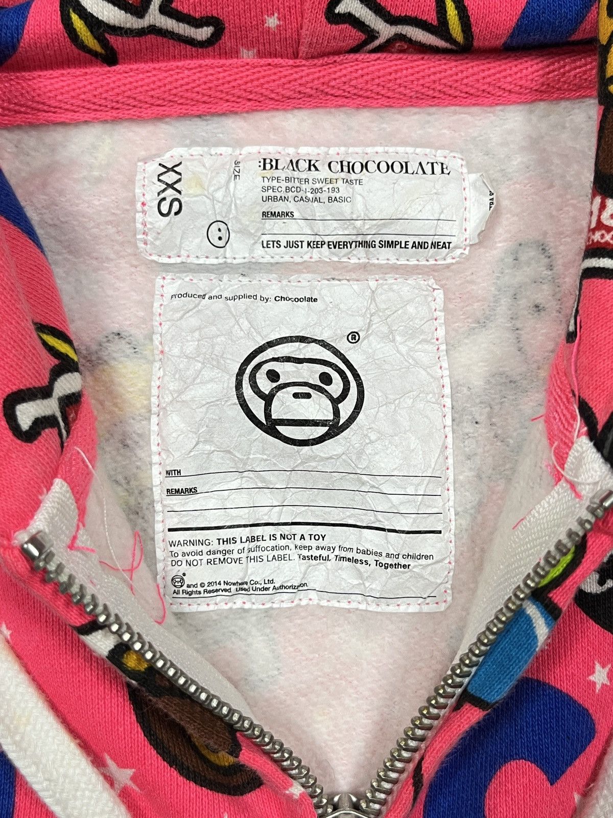 Bape × Chocolate 2014 BAPE BABY MILO x CHOCOLATE ANIMAL AOP Size US XXS / EU 40 - 6 Thumbnail
