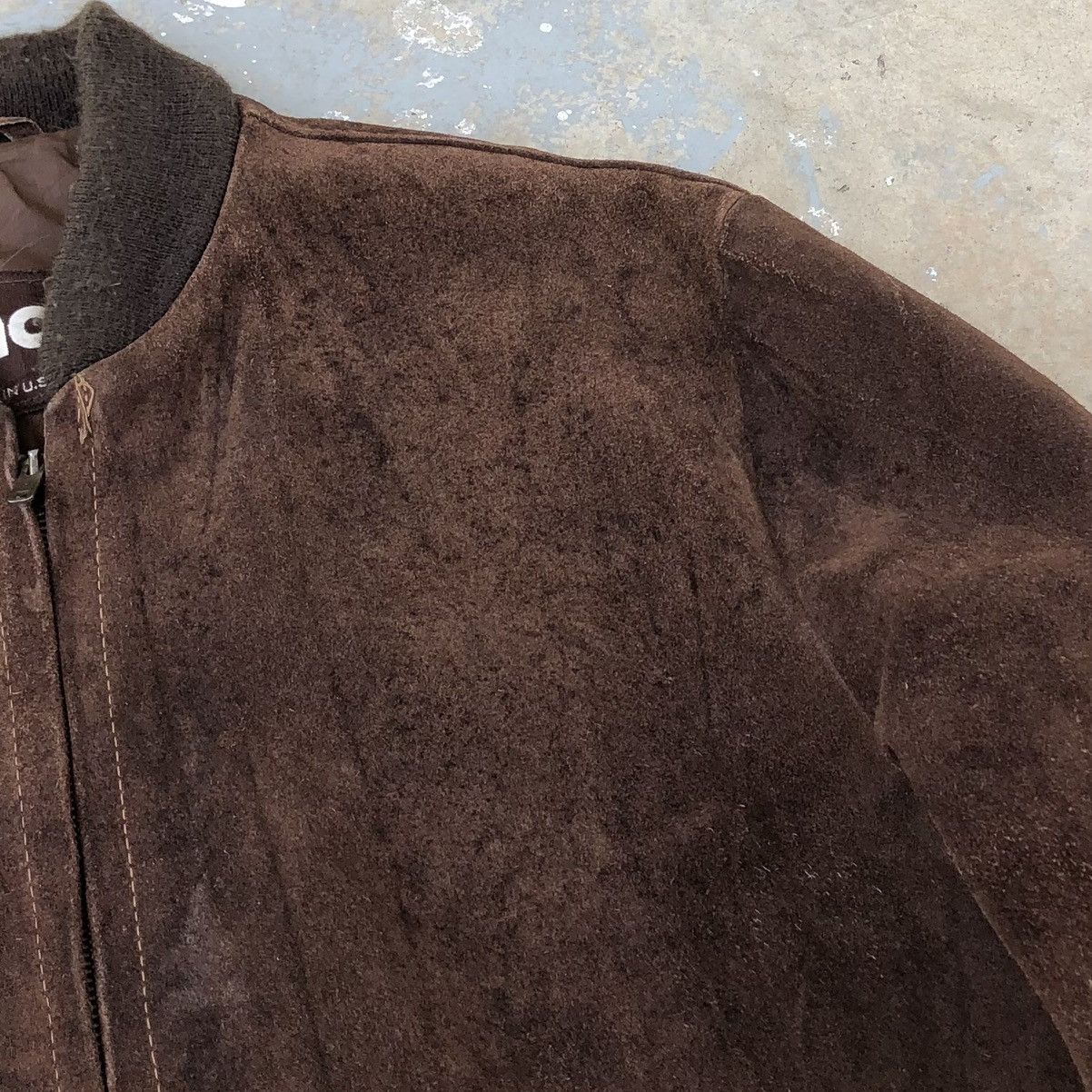 Schott Vintage SCHOTT NYC Suede Leather Bomber Jacket 🇺🇸 Size US M / EU 48-50 / 2 - 9 Thumbnail