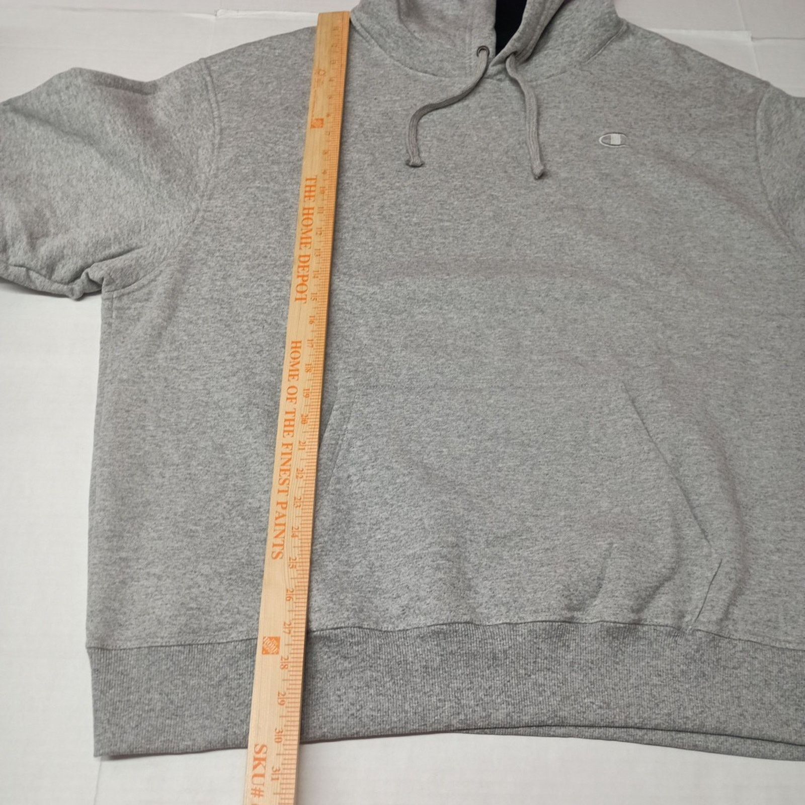 Champion Champion Power Blend Hoodie Men's 2XL Gray Embroidered Logos Size US XXL / EU 58 / 5 - 7 Thumbnail