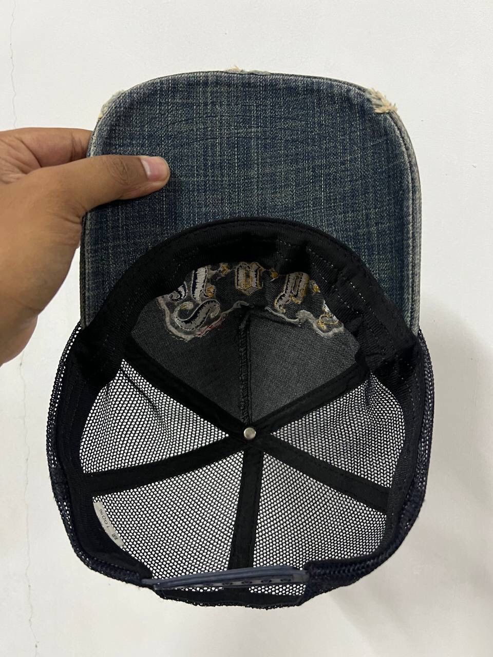 Hat Club Fahu Distressed Trucker Hat Size ONE SIZE - 7 Thumbnail