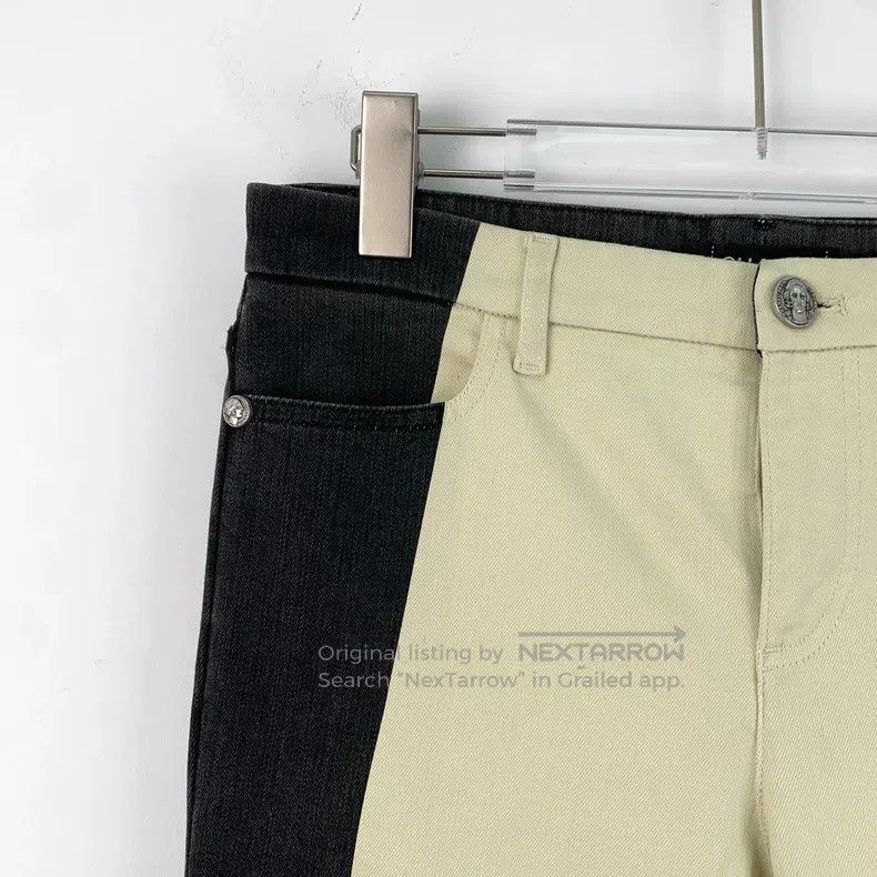 Chanel Chanel Colour-blocked cotton casual denim trousers Size 25" / US 0 / IT 36 - 3 Thumbnail