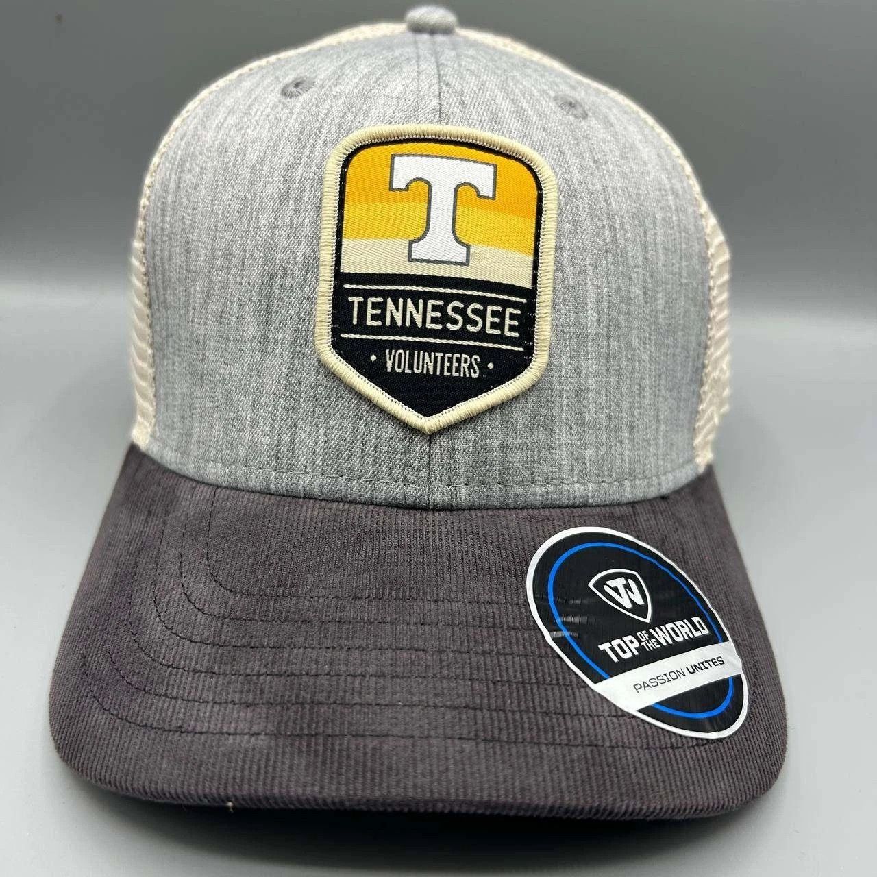 Top Of The World Tennessee Volunteers Trucker Hat Men Corduroy Snap Back Cap Size ONE SIZE - 1 Thumbnail