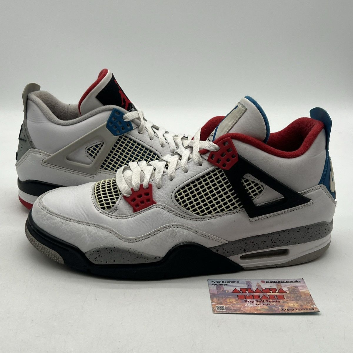 Jordan Brand Air Jordan 4 what the 4 Size US 11.5 / EU 44-45 - 1 Thumbnail
