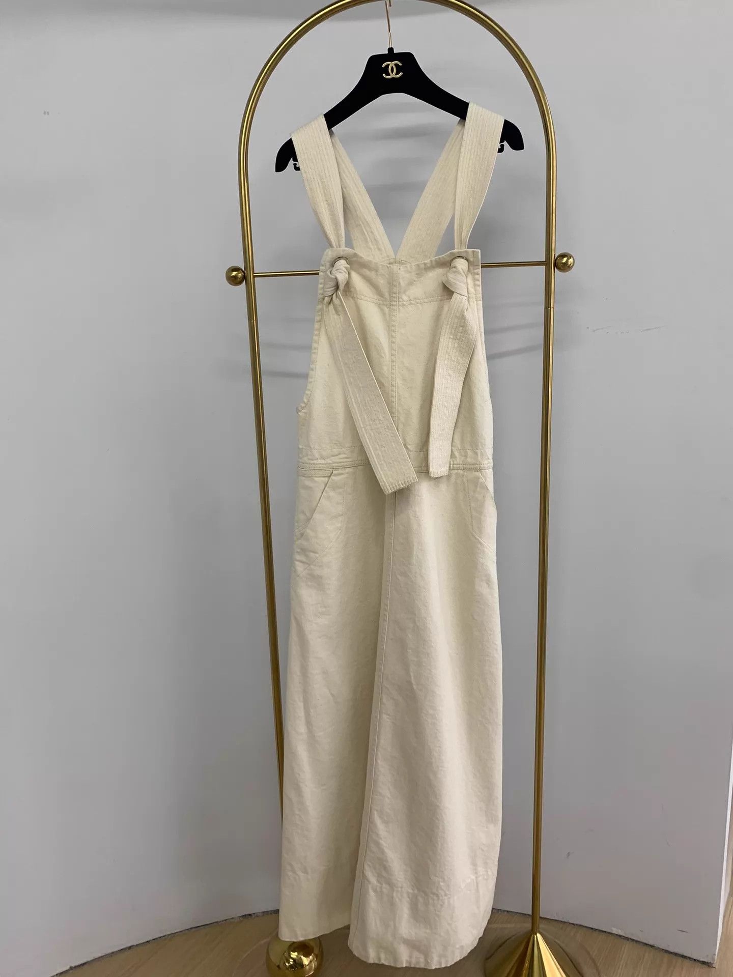 Jil Sander JIL SANDER IVORY OVERALL DRESS 34 MINT Size XXS / US 00 / IT 34 - 1 Thumbnail