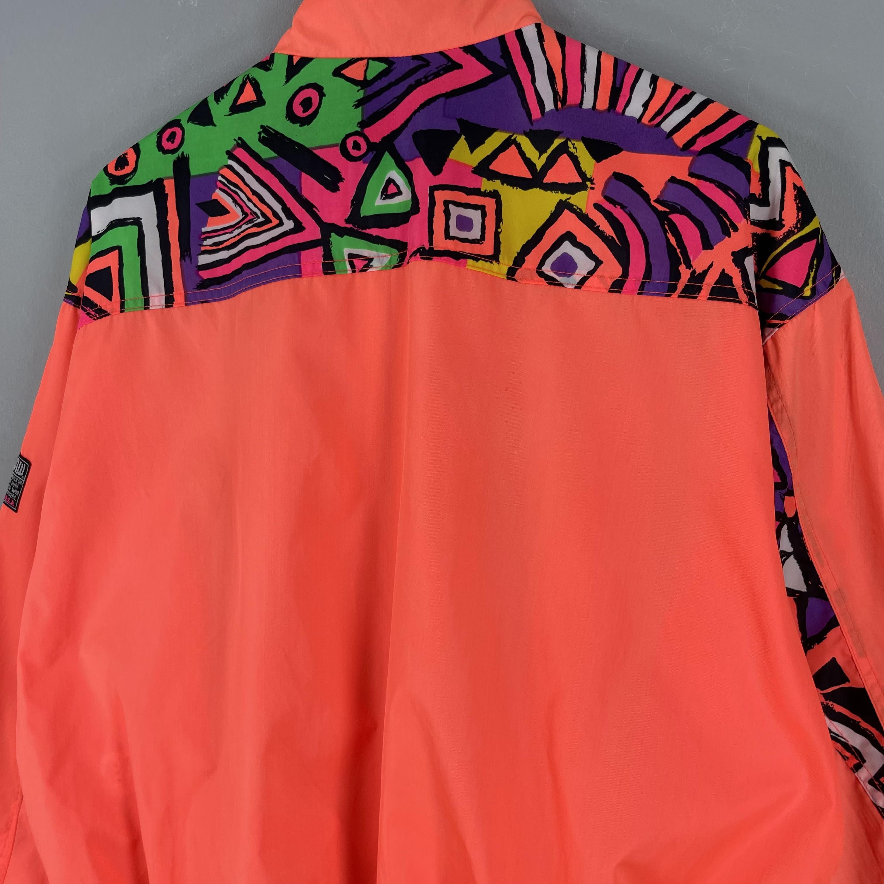 Vintage Vintage K-BRADSHAW Abstract Pattern Windbreaker Jacket Size US M / EU 48-50 / 2 - 11 Thumbnail