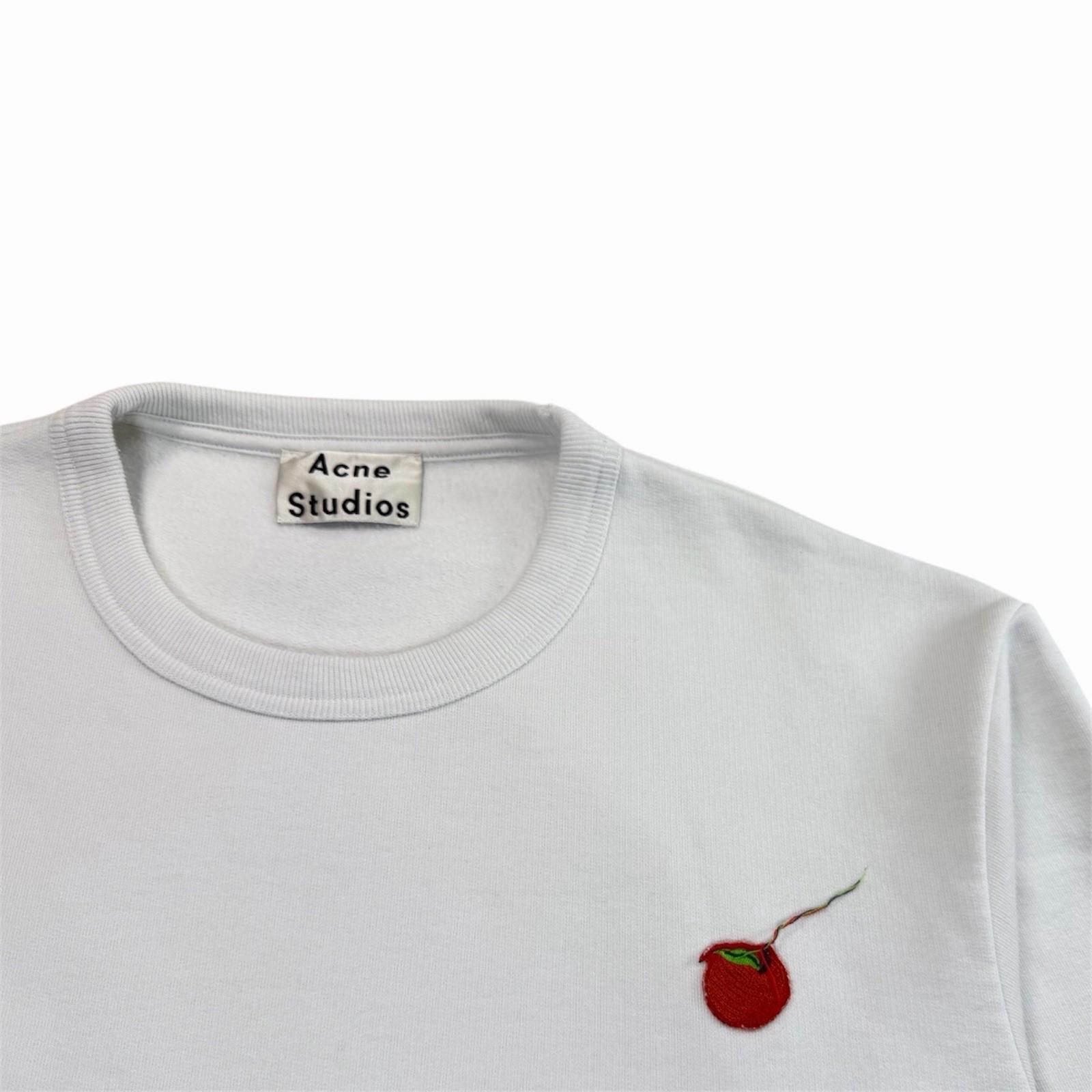 Acne Studios SS20 Acne Studios Fate Fruit Embroidered Orange Sweatshirt L Size US L / EU 52-54 / 3 - 3 Thumbnail