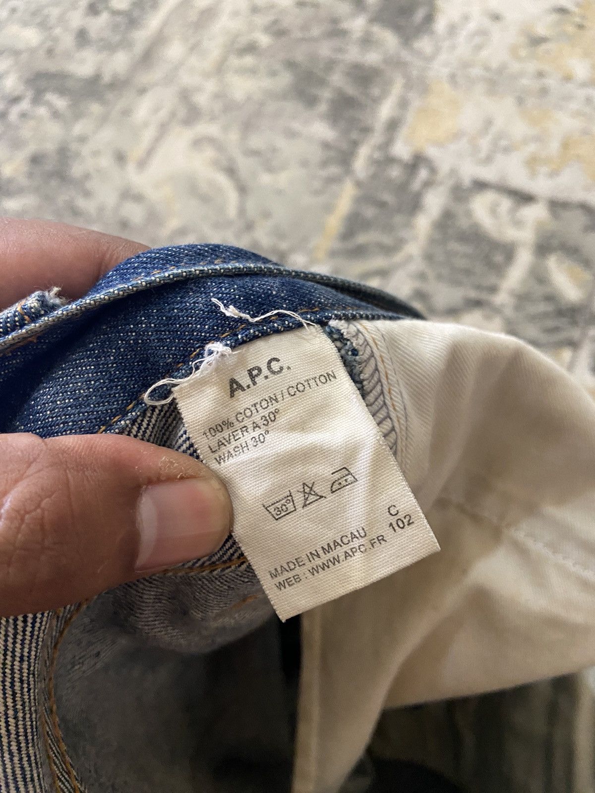 Other APC NEW CURE H DENIM JEANS BLUE Size US 30 / EU 46 - 7 Thumbnail