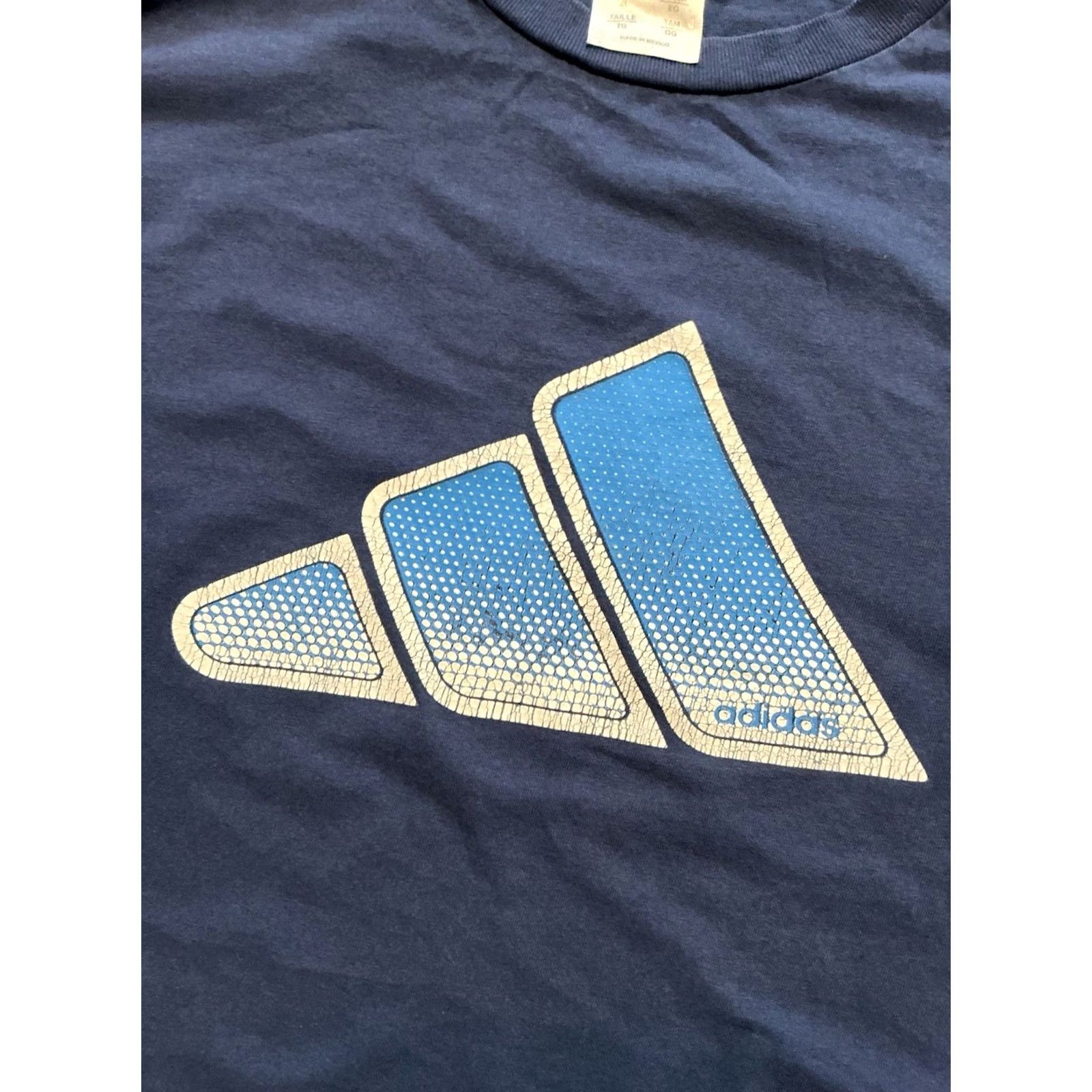 Adidas VINTAGE Adidas Classic Center Logo Blue L/S Graphic T-Shirt XL Mens 90s 2000s Size US XL / EU 56 / 4 - 6 Thumbnail