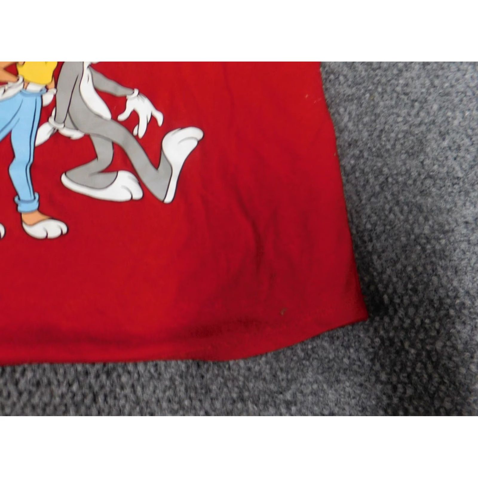 Vintage Looney Tunes Womens Tank Small Red Graphic Bugs Bunny 90s Shirt Cap Sleeve Vintage? No Size S / US 4 / IT 40 - 4 Thumbnail