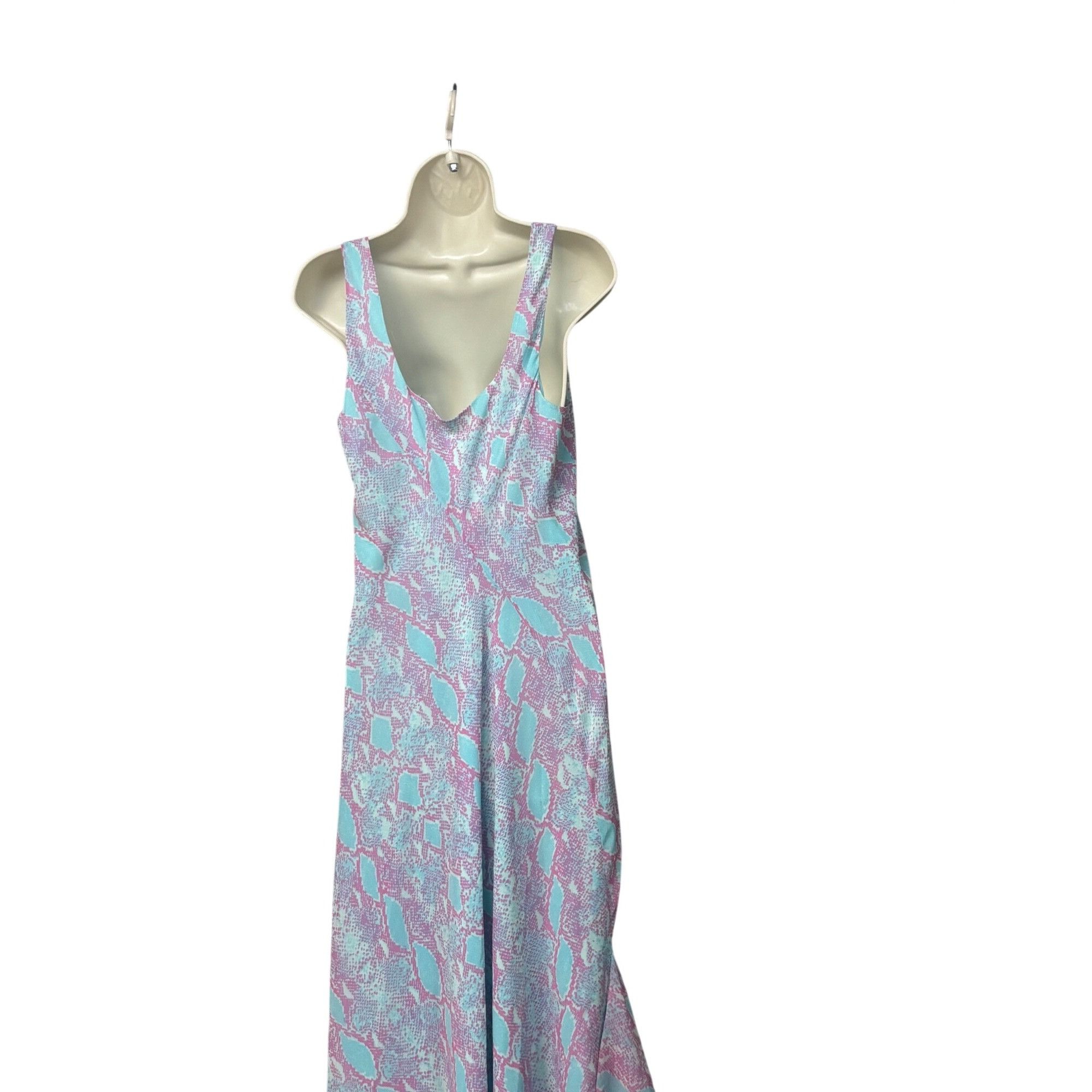 Diane von Furstenberg DVF Diane von Furstenberg Talia Tank Midi Dress In Sea Pytho Size M / US 6-8 / IT 42-44 - 9 Thumbnail