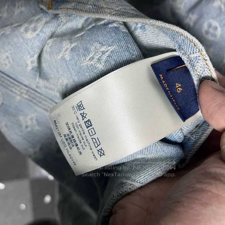 Louis Vuitton Louis Vuitton NBA full print denim jacket Size US S / EU 44-46 / 1 - 4 Thumbnail
