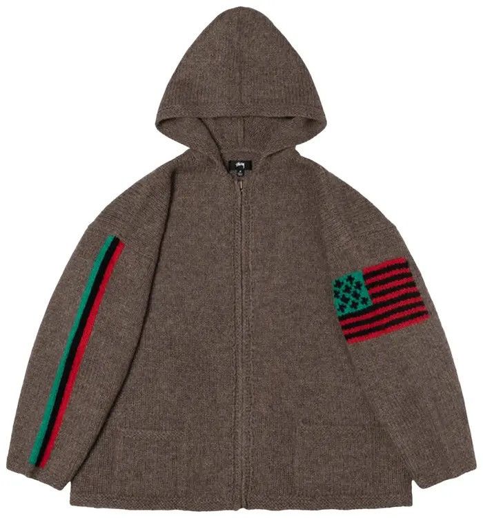 Stussy Stussy Alpaca Knit Chunky Zip Hoodie | Grailed