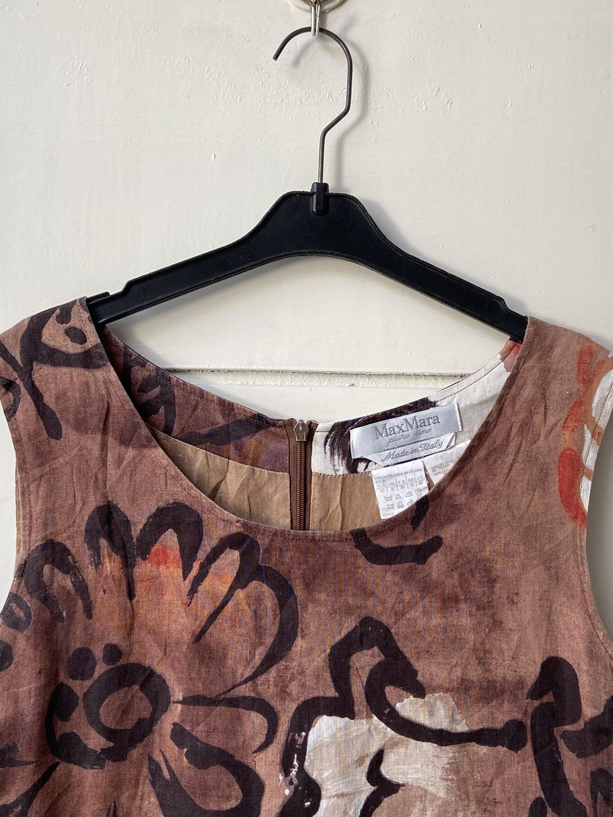 Max Mara MAX MARA Motive Brown Dress Size XS / US 0-2 / IT 36-38 - 16 Thumbnail