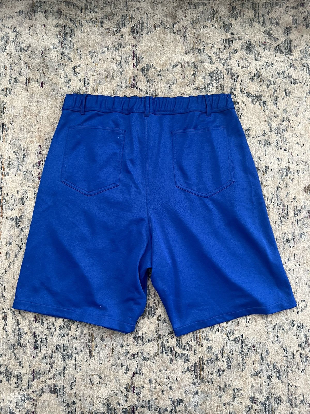 Jeremy Scott × Moschino Moschino By Jeremy Scott Race Car Jersey Shorts Sz 52/36 Size US 36 / EU 52 - 7 Thumbnail