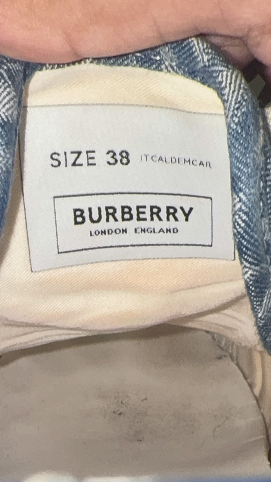 Burberry Burberry Monogram Denim Low Top Sneakers Size US 8 / IT 38 - 5 Thumbnail