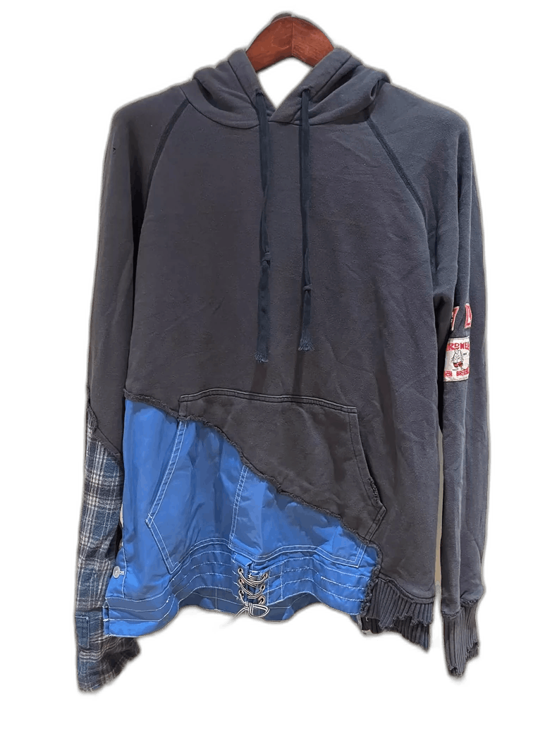 Greg Lauren unique patchwork hoodie by greg lauren Size US S / EU 44-46 / 1 - 1 Thumbnail