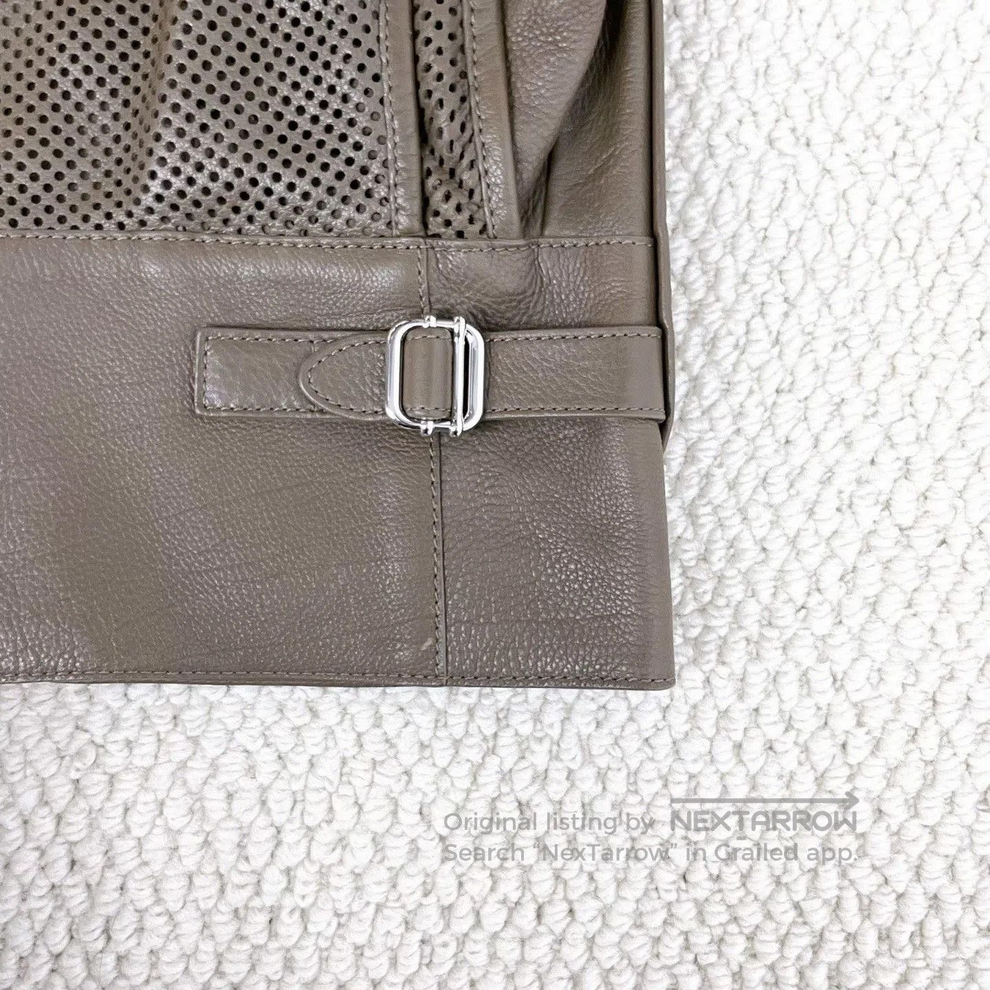 Hermes Hermes Showpiece Leather Short Jacket. Size XXS / US 00 / IT 34 - 5 Thumbnail