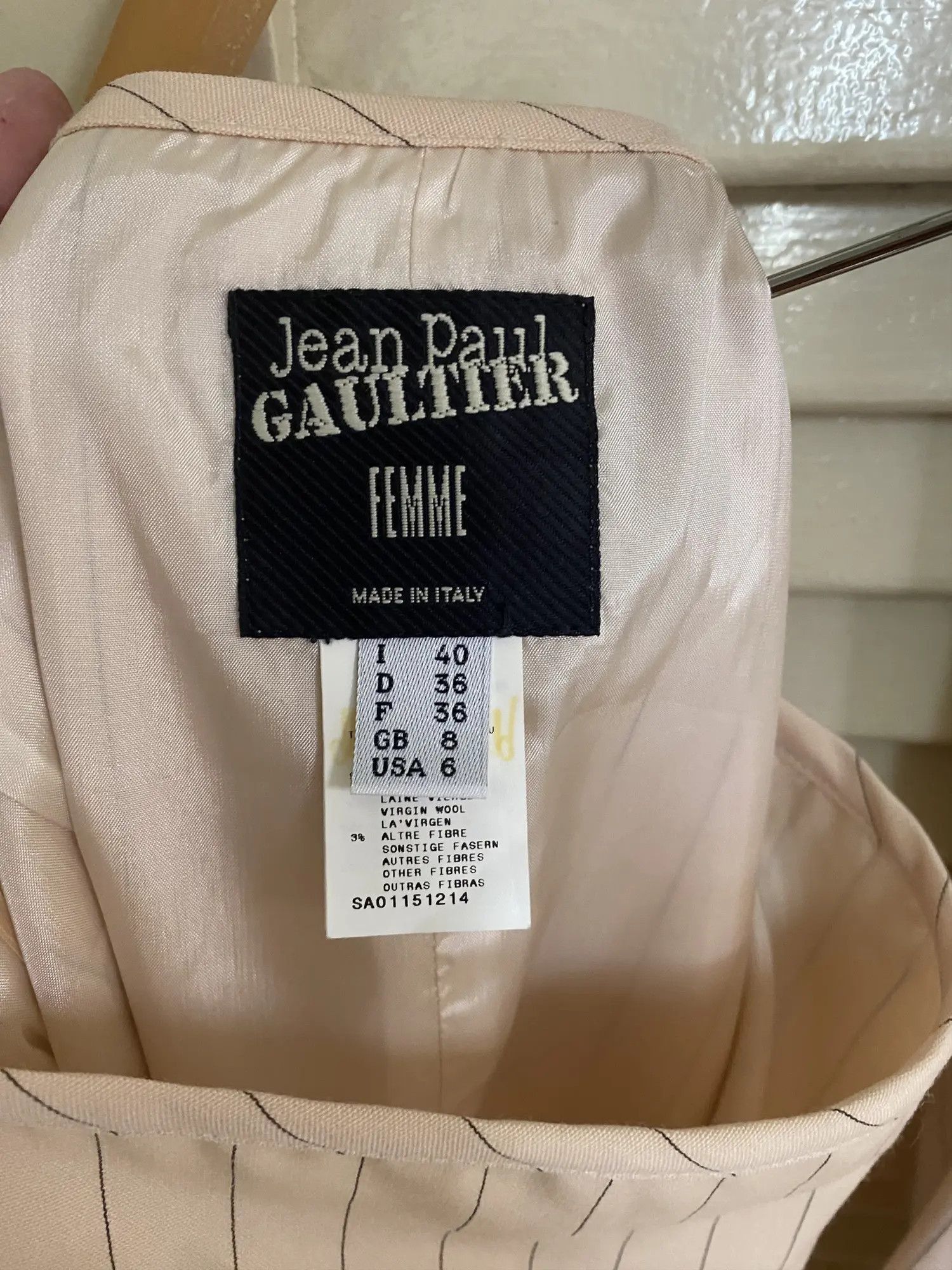 Jean Paul Gaultier Jean Paul Gaultier Femme Suit Blazer Pair Size XS / US 0-2 / IT 36-38 - 6 Thumbnail