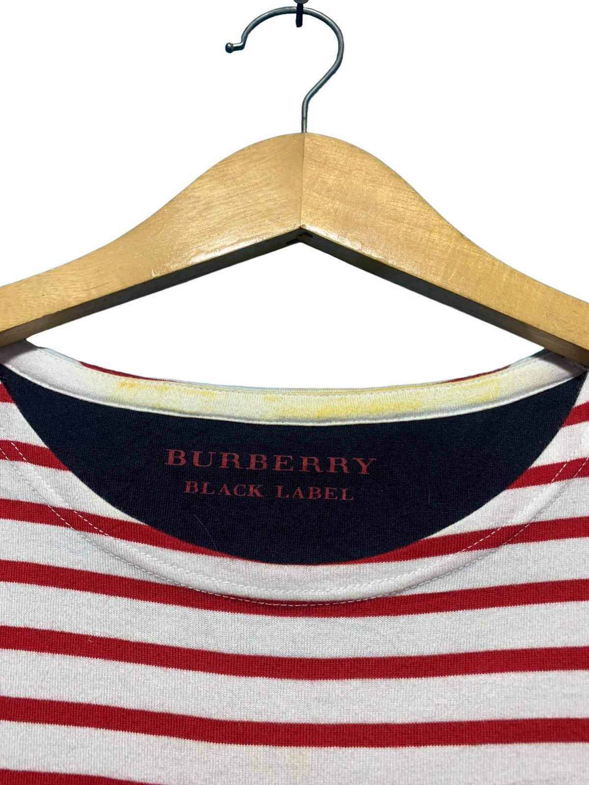 Burberry Burberry black label stripe t-shirt Size US M / EU 48-50 / 2 - 7 Thumbnail