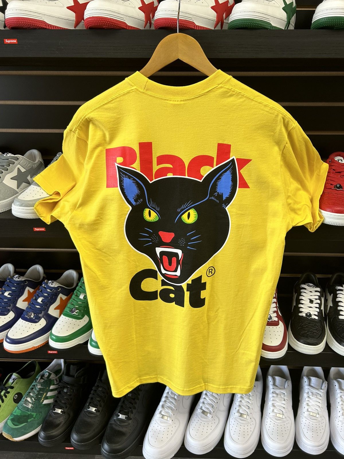 Supreme Supreme “Black Cat” T-shirt Size US M / EU 48-50 / 2 - 2 Thumbnail