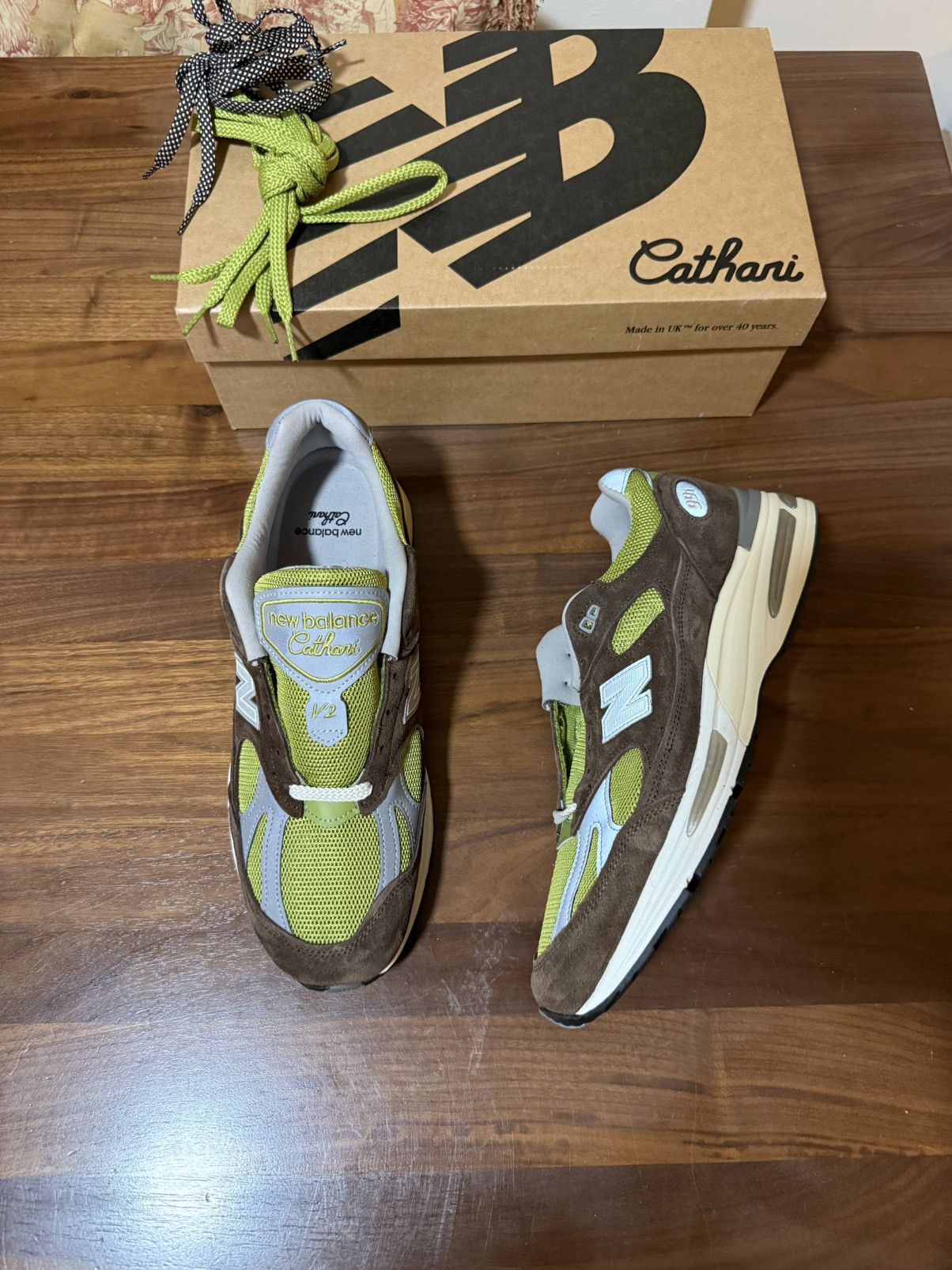 Kith × New Balance NEW BALANCE DANIËLLE CATHARI KITH 991V2 MADE IN UK Size 11 Size US 11 / EU 44 - 1 Thumbnail