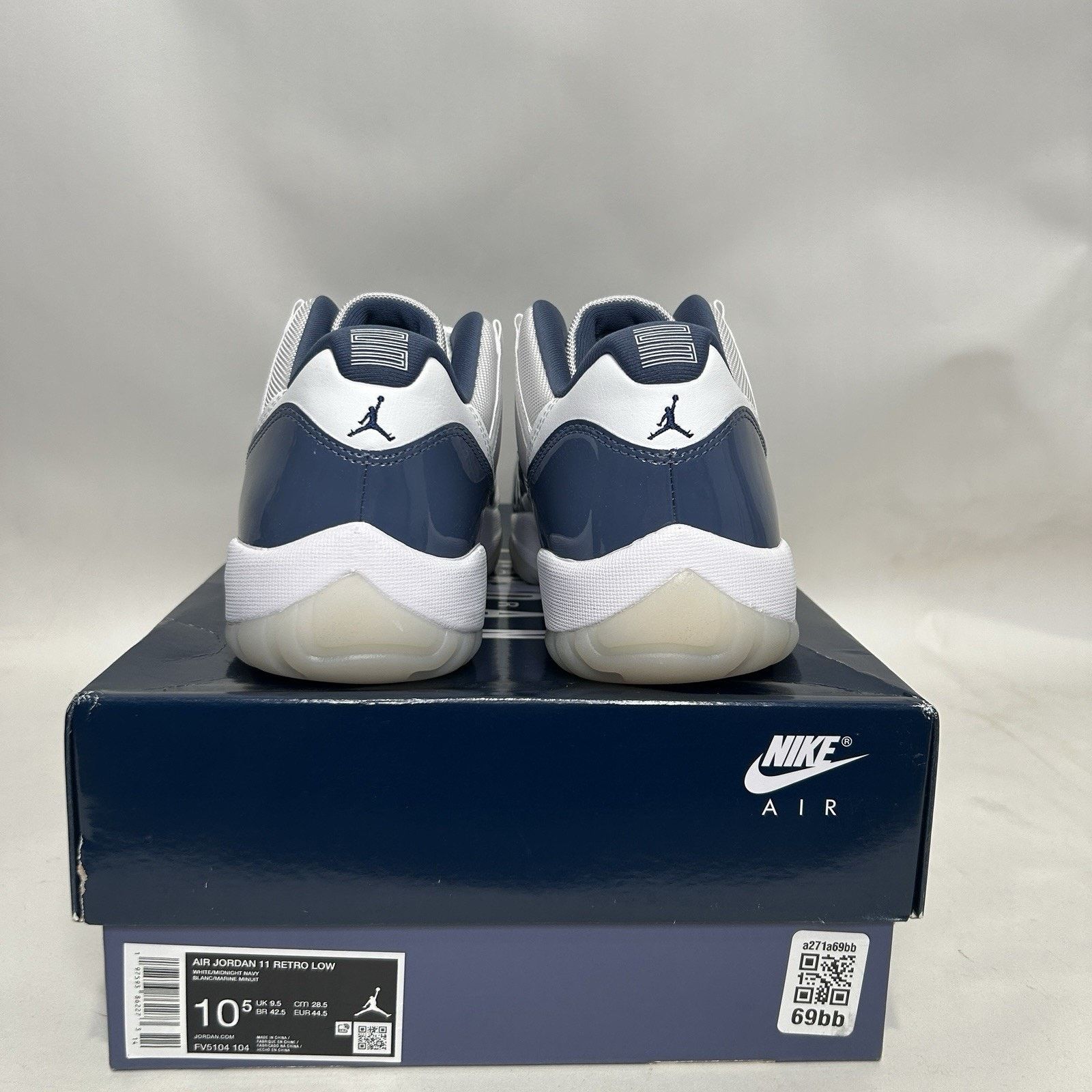 Nike Nike Air Jordan 11 Retro Low “Diffused Blue” Size US 10.5 / EU 43-44 - 4 Thumbnail