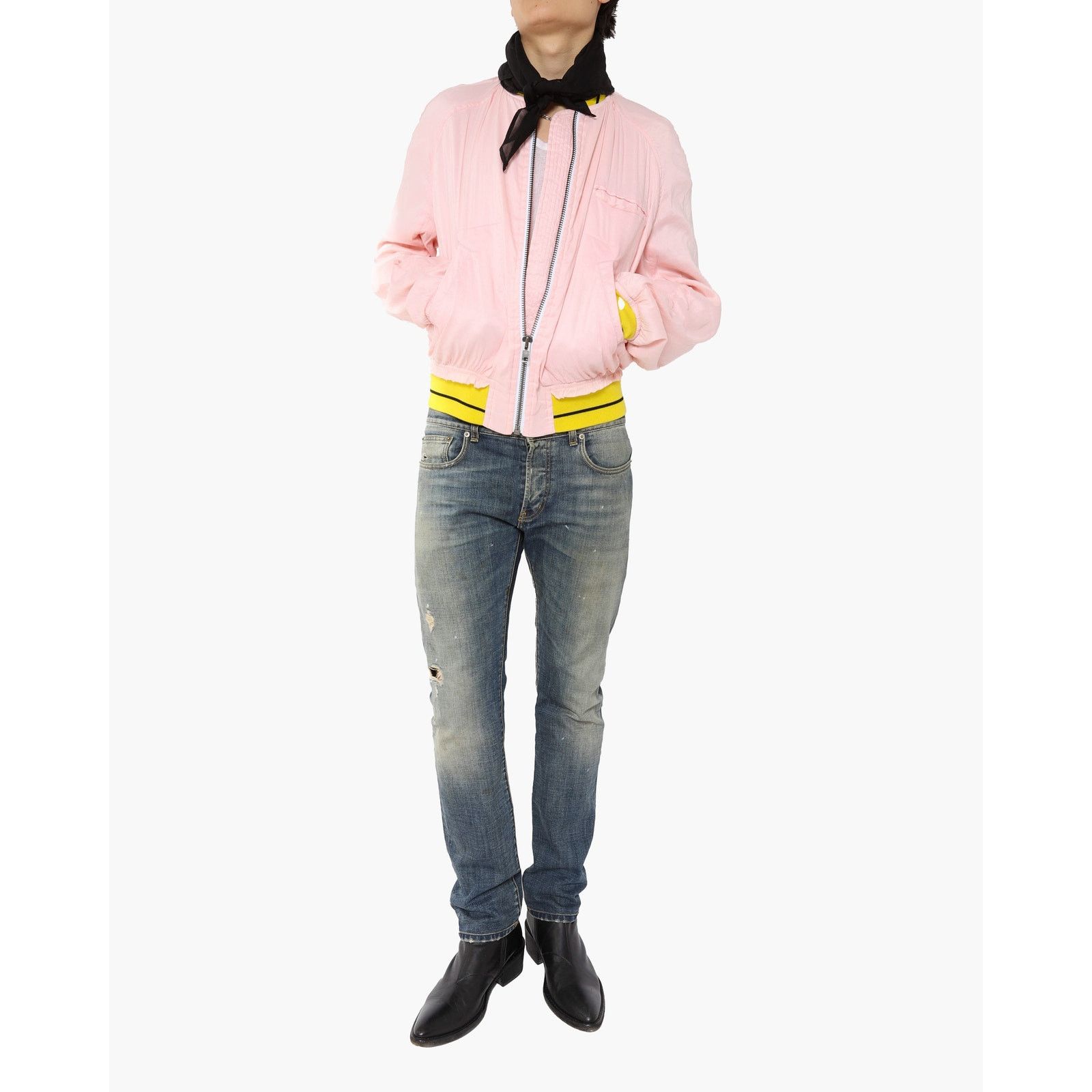 Saint Laurent Paris FW13 Slim Fit Denim in Mud Washed Denim D01 Size US 32 / EU 48 - 2 Thumbnail