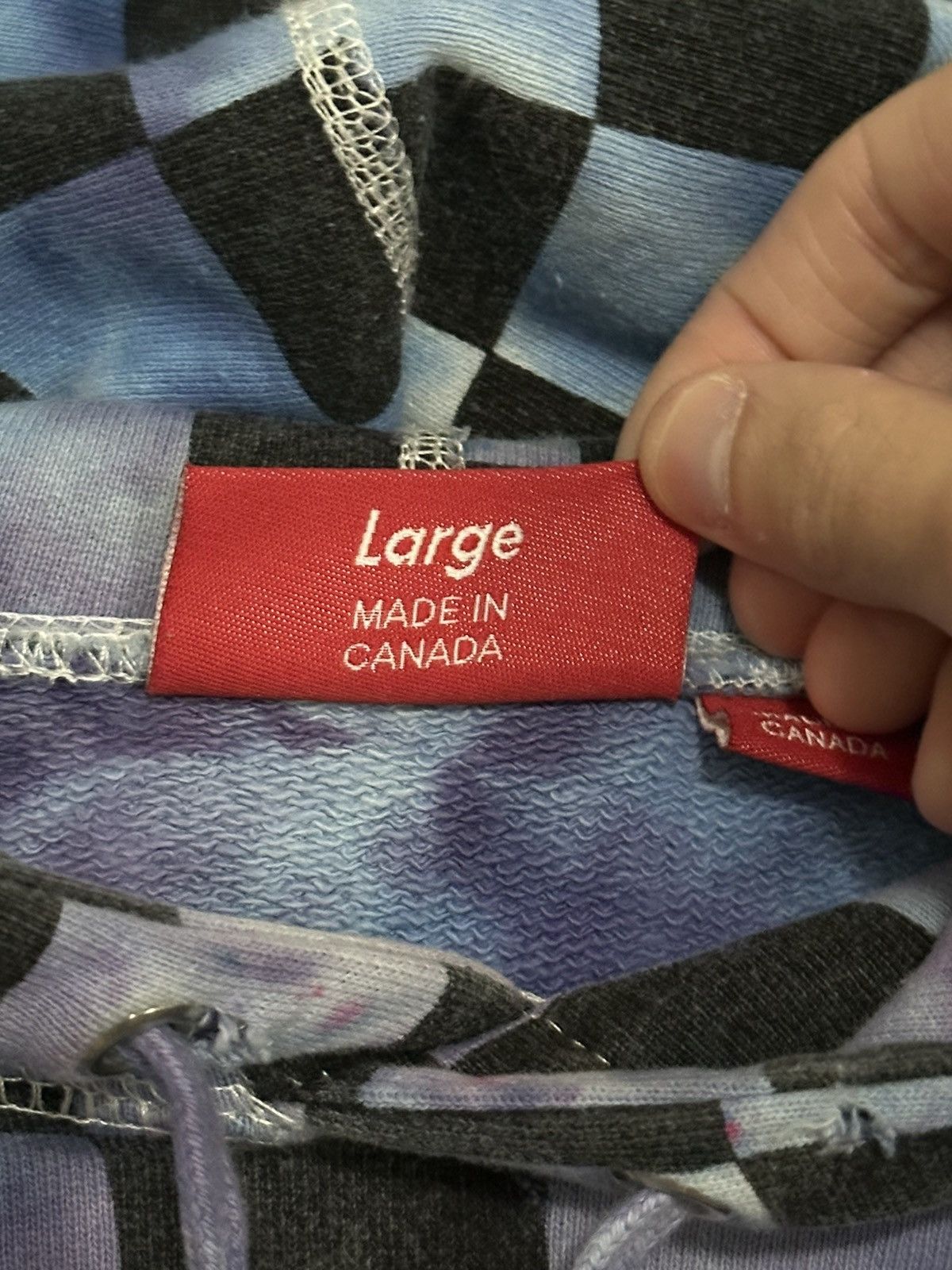 Supreme Supreme Checkered Mini Box Logo Hooded Sweatshirt Size US L / EU 52-54 / 3 - 8 Thumbnail