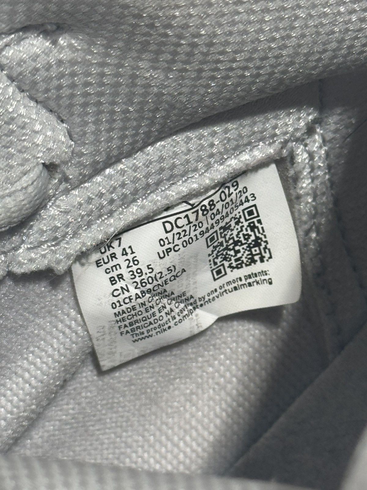 Jordan Brand × Nike Air Jordan 1 Retro High CO.JP Neutral Grey (2020) Size US 8 / EU 41 - 10 Thumbnail