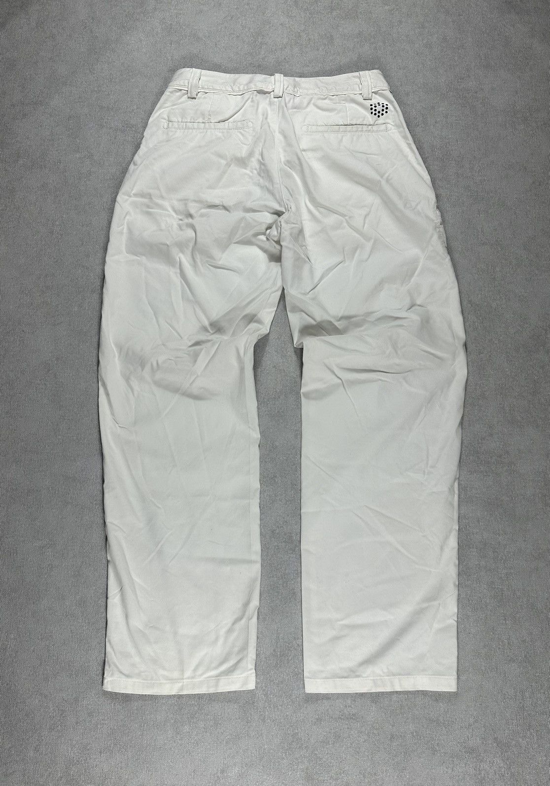 Puma Puma White Nylon Y2K Track Pants Size US 30 / EU 46 - 1 Thumbnail