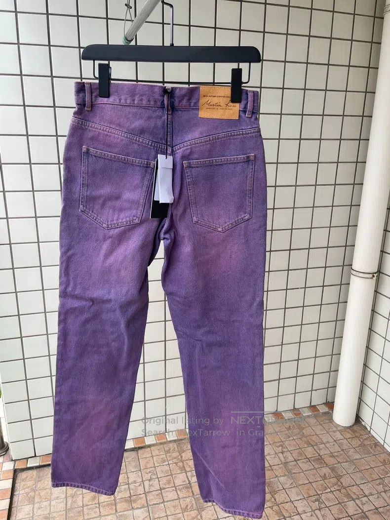 Martine Rose Martine Rose Size xs Pink-purple washed jeans Size US 29 - 6 Thumbnail