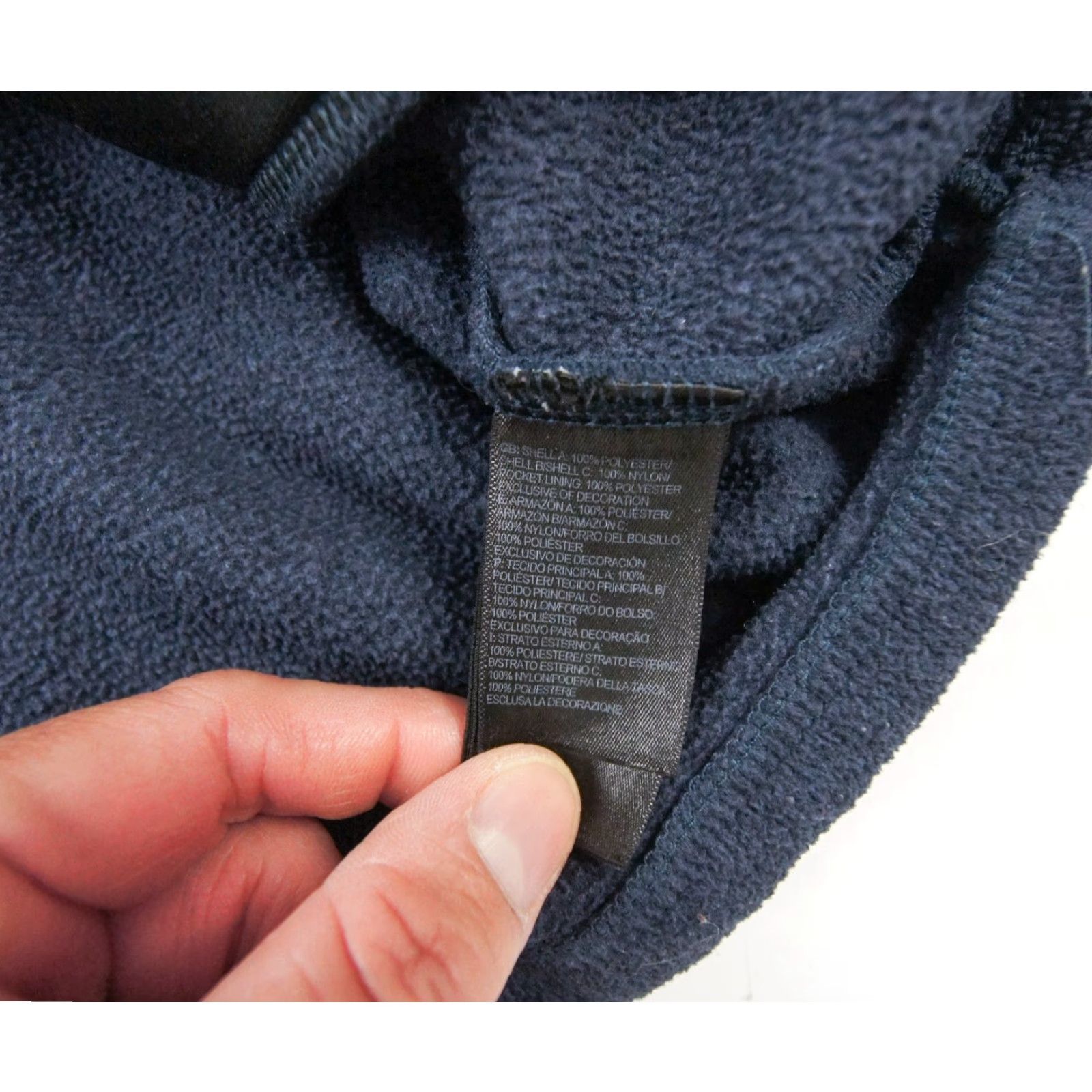 The North Face The North Face Sweater Adult Large Blue Fleece 1/2 Zip Pullover Outdoor Casual Womens Size L / US 10 / IT 46 - 7 Thumbnail