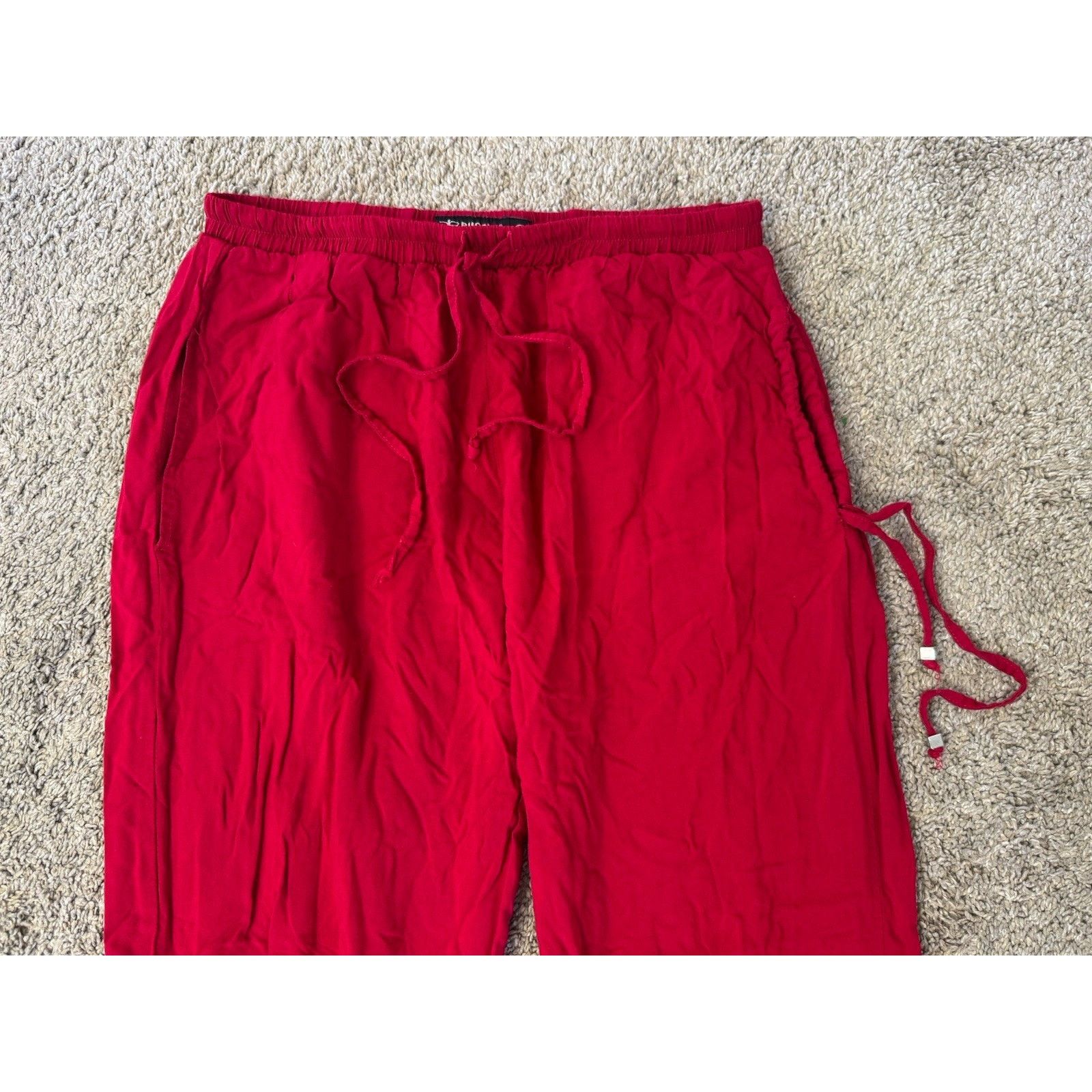 Other Buddha Pants Miami Solid Jogger Harem Pants Scarlet Red S Size 27" / US 4 / IT 40 - 5 Thumbnail
