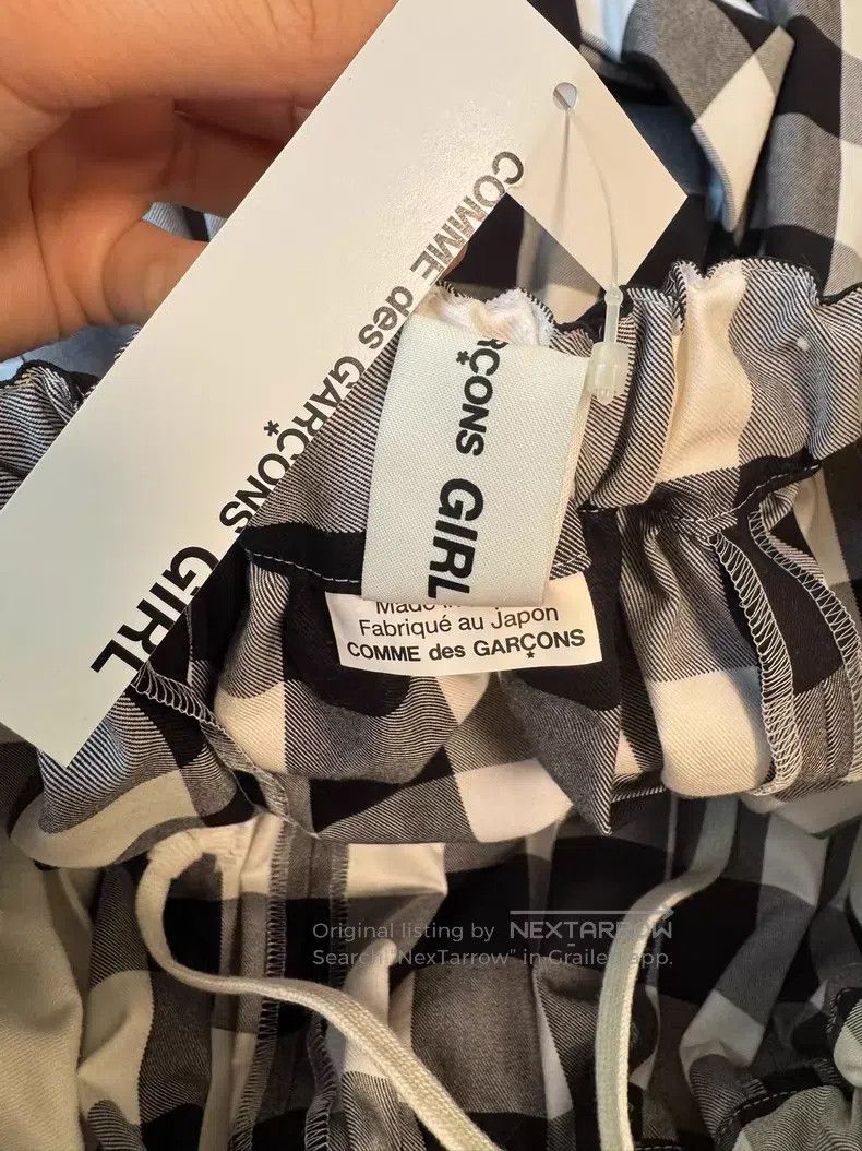 Comme des Garcons Comme des Garcons size XS Bow tie plaid half skirt Size 23" - 3 Thumbnail