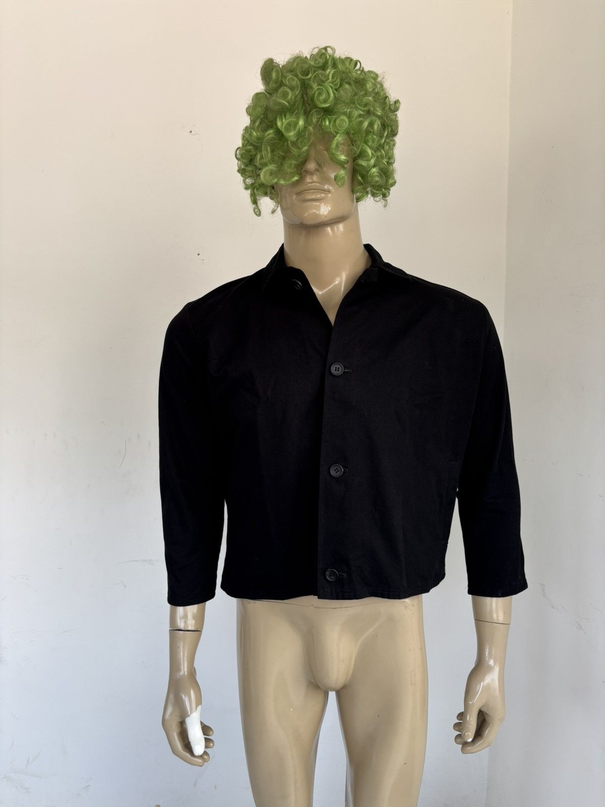 Yohji Yamamoto Wide Cropped Button Up Jacket Size US L / EU 52-54 / 3 - 2 Thumbnail
